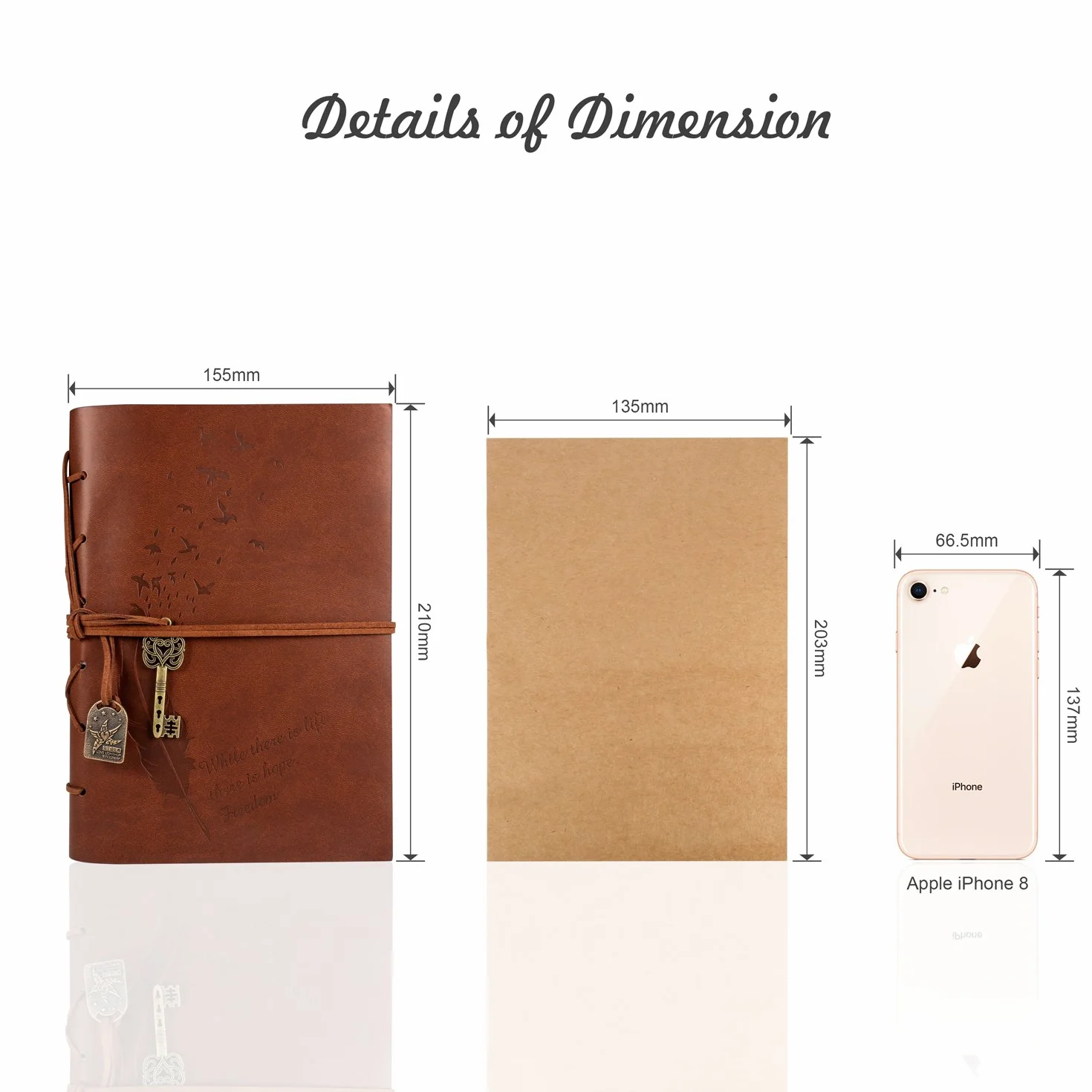 Carnet De Voyage A5 Cuir Vintage Journal Intime Notebook Cahier Café