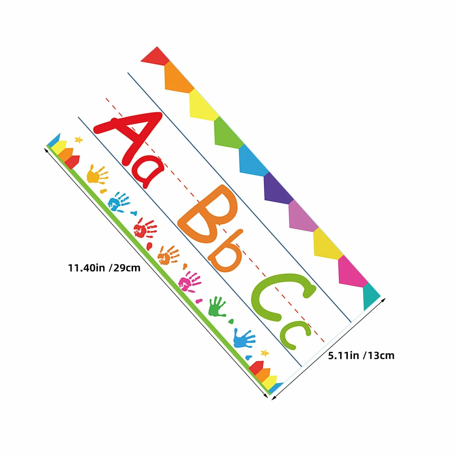 Alipis Lot de 12 Cartes Mémoire Alphabet et Chiffres Abc 0-10 Frise Murale Éducative pour Maternelle