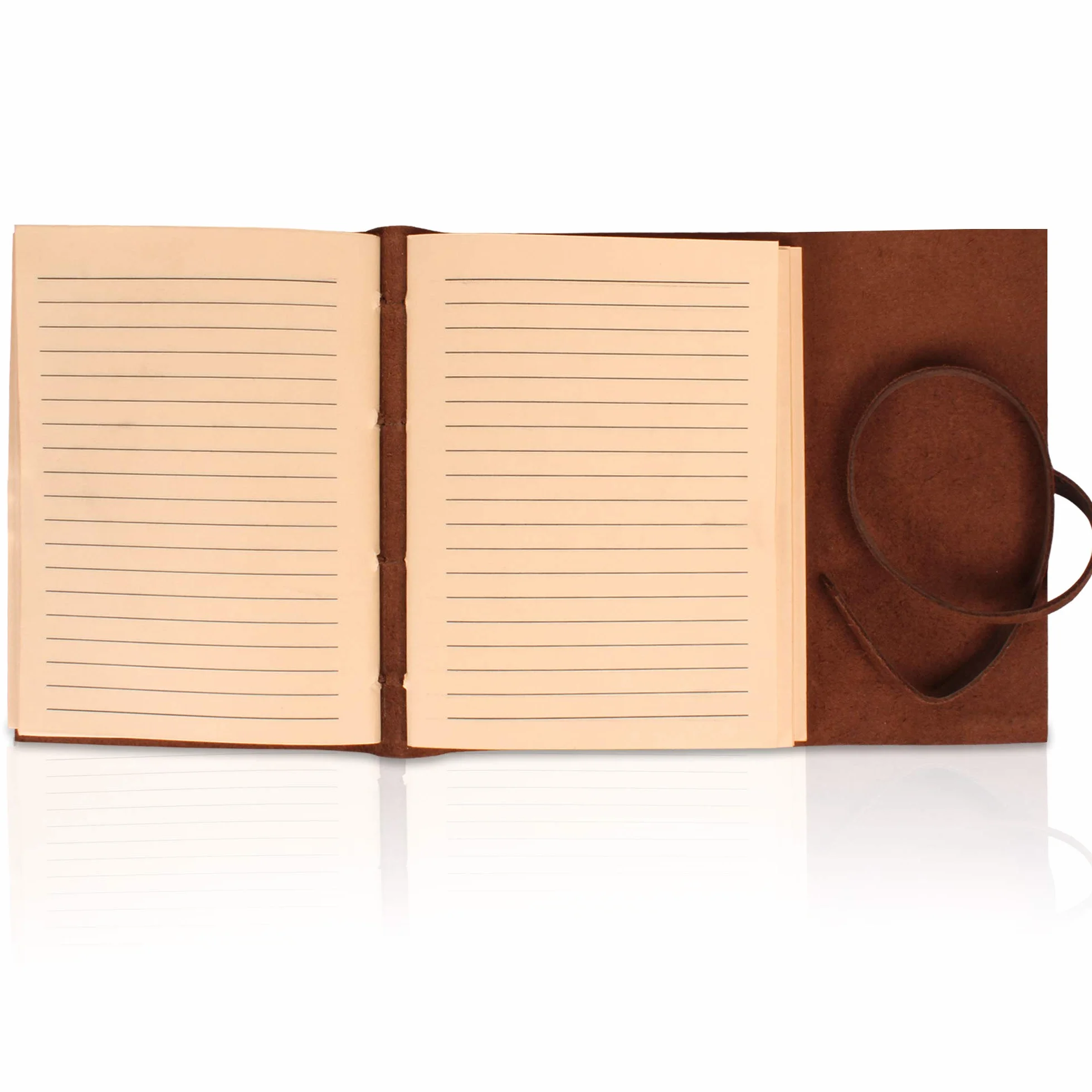 Moonster Carnet de Notes Ligné en Cuir 20 x 15 cm 400 Pages Arbre de Vie en Relief Journal Intime