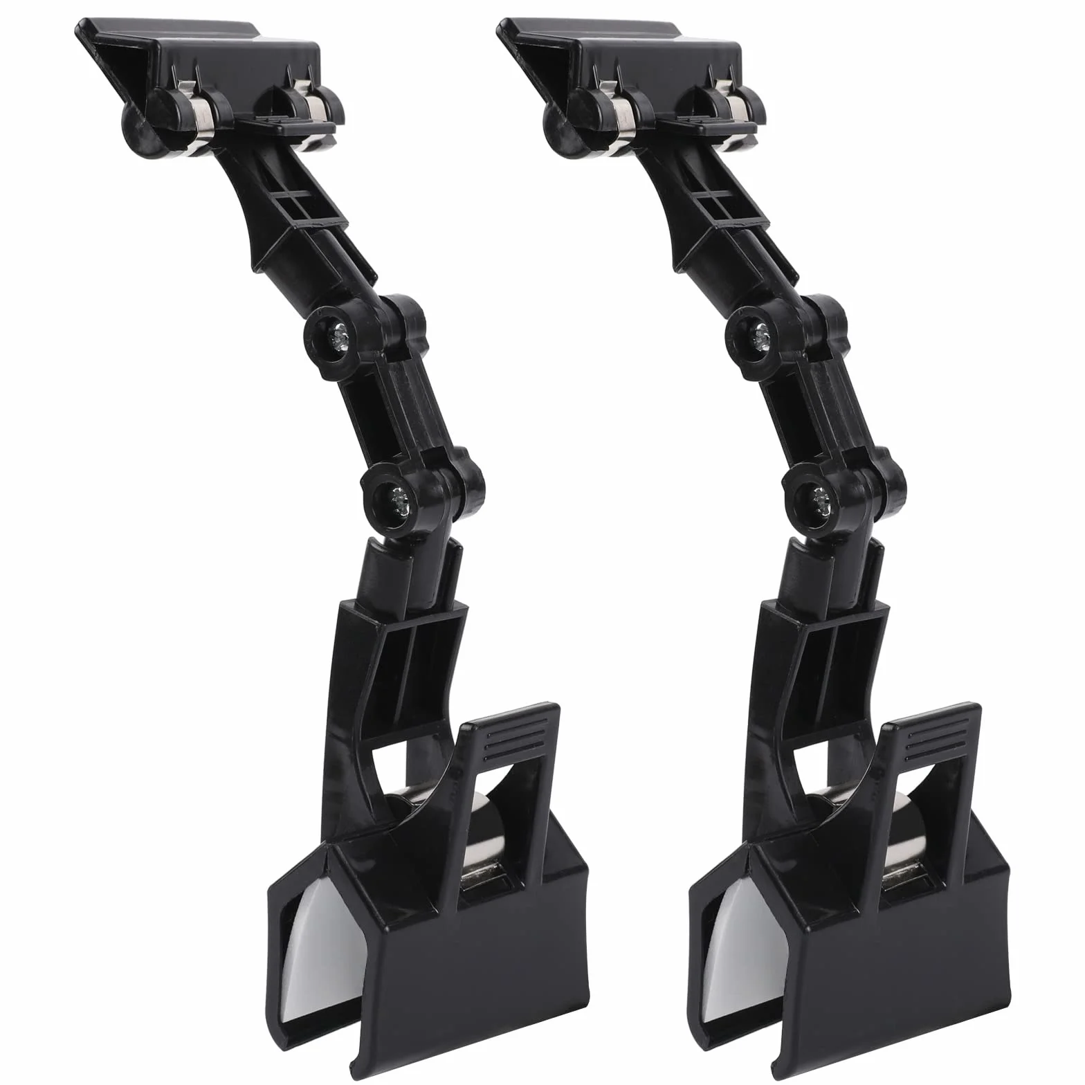 Porte-documents réglables pliable lot de 2 - Support de copie papier clip rotatif