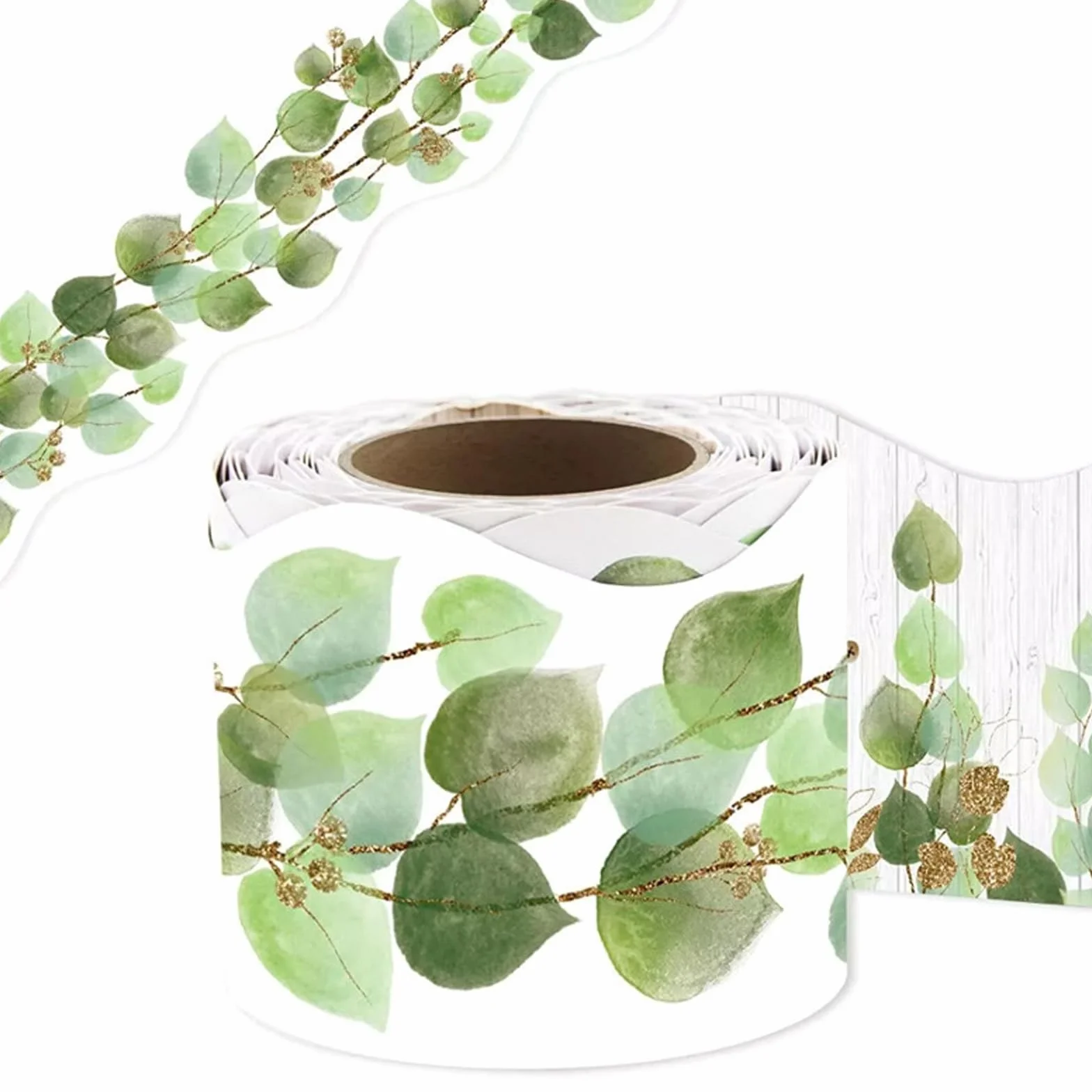 Bordures de Tableau d'Affichage d'Eucalyptus, Tableau d'affichage avec Bordure en Eucalyptus pour Classe (A)