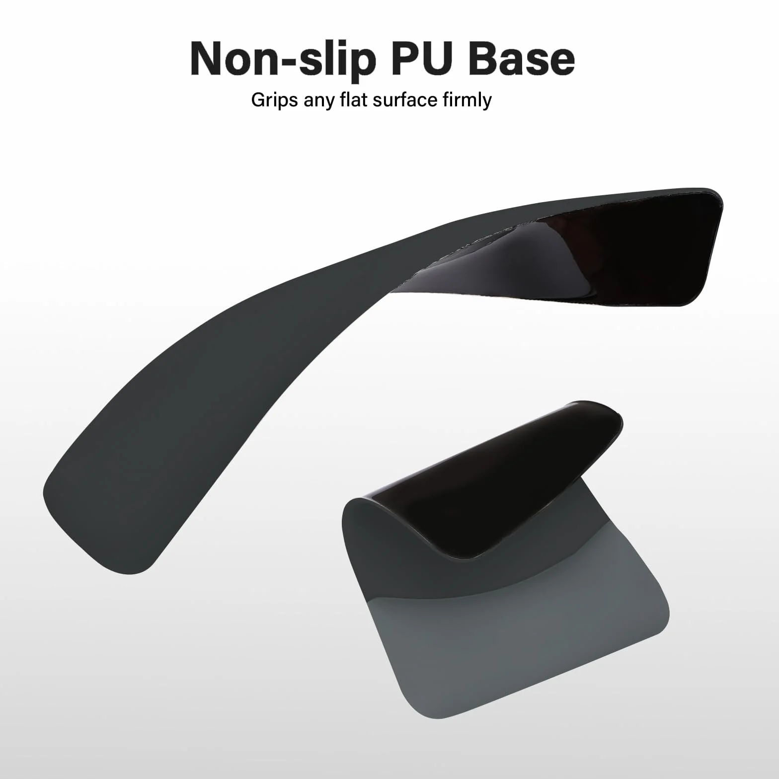 MOSISO Repose-Poignet pour Tapis de Souris et Clavier Set, Ergonomique Antidérapant Rectangle, Gris Ardoise