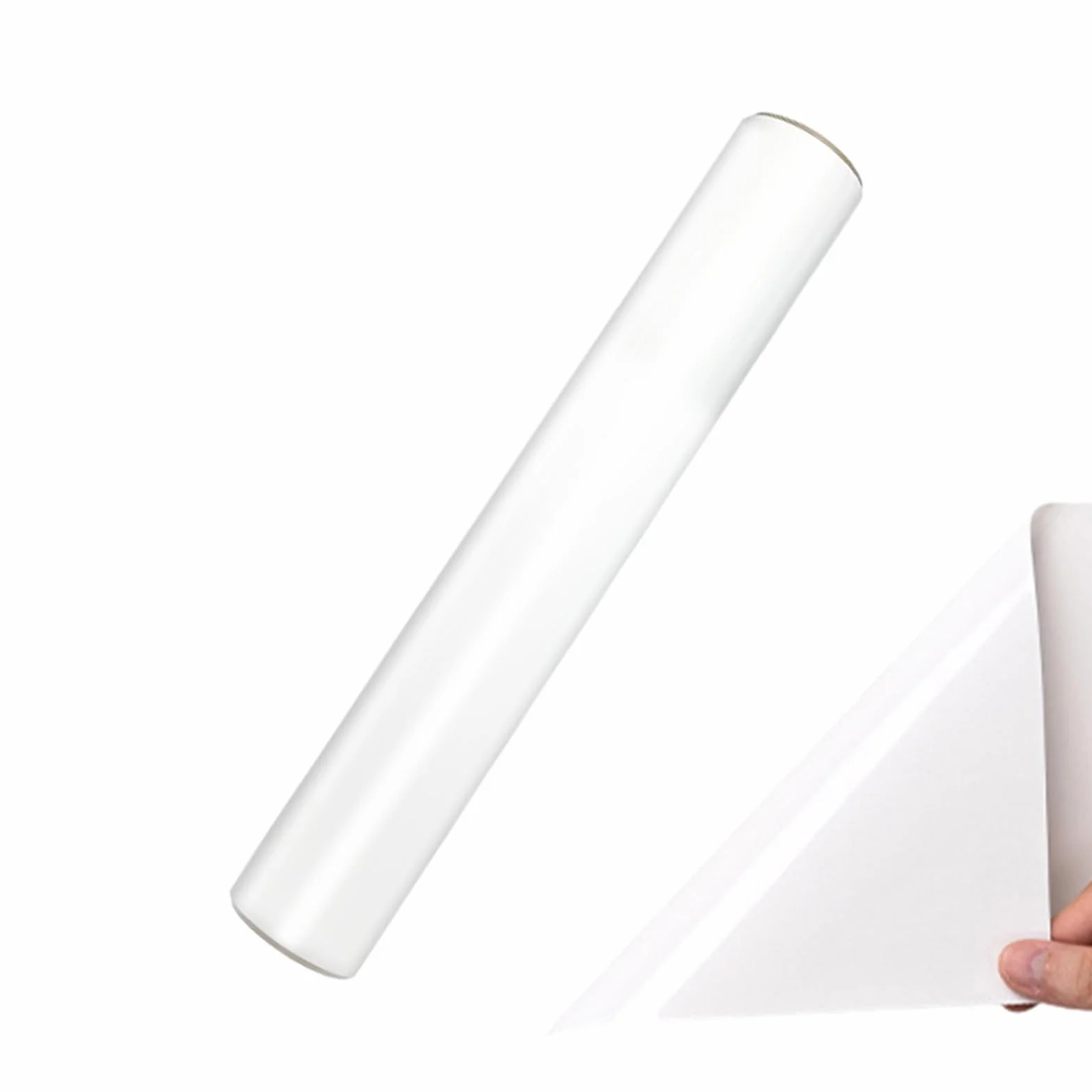 Rouleau d'autocollant en papier blanc 1000 cm | Papier tableau blanc auto-adhésif effaçable à sec | Rouleau PP imperméable adhérence électrostatique