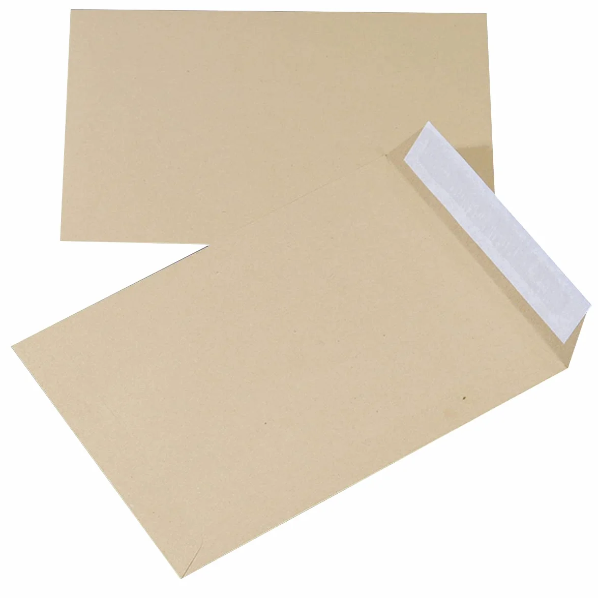 Enveloppes C4 229x324mm 90 G/m² 10 Pièces Marrons Avec Bande Silicone