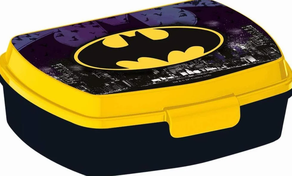 Batman Sac à déjeuner pour enfants Boîte à déjeuner et porte-goûter école 85575