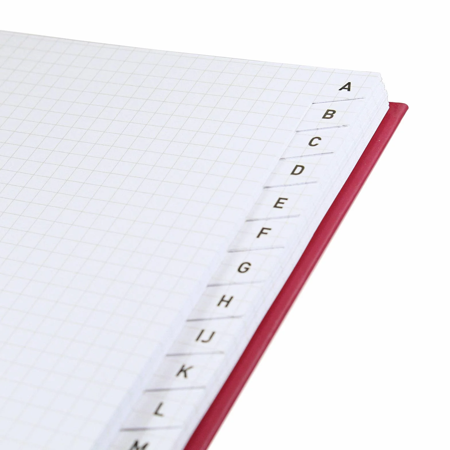 Finocam Répertoire A5 à double spirale fermé par élastique 48 pages Magenta