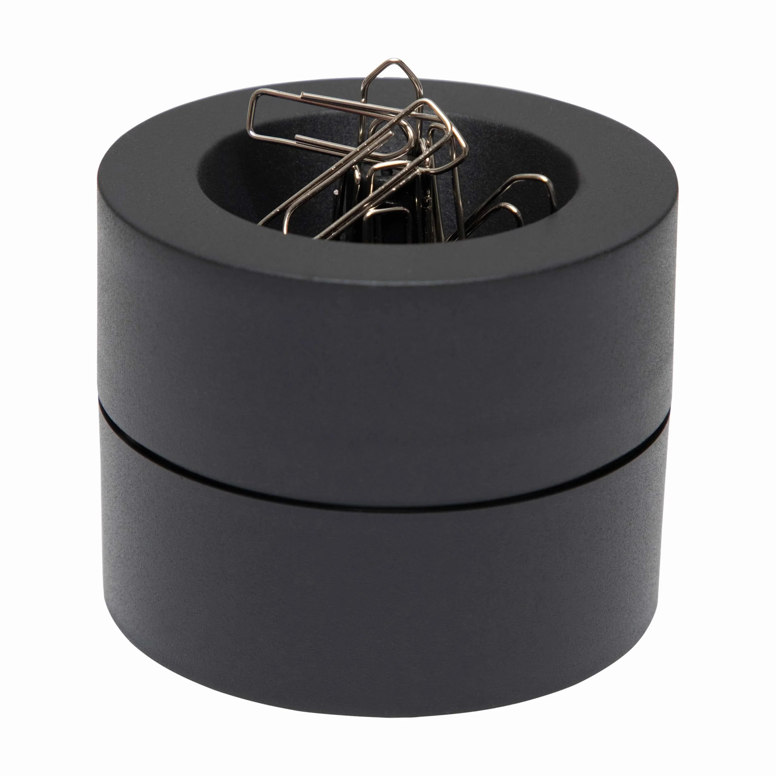 MAUL Distributeur de Trombones MAULpro Eco, 7,3 x 6 cm, Organiseur Bureau Plastique Recyclé, Noir