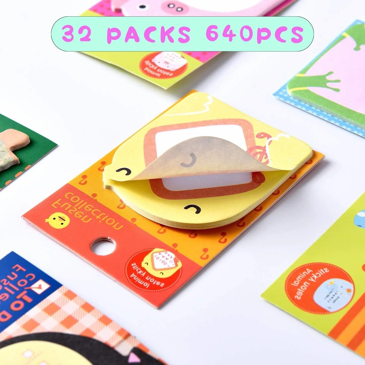 Blocs-notes autocollants pour enfants lot de 32 petits cadeaux