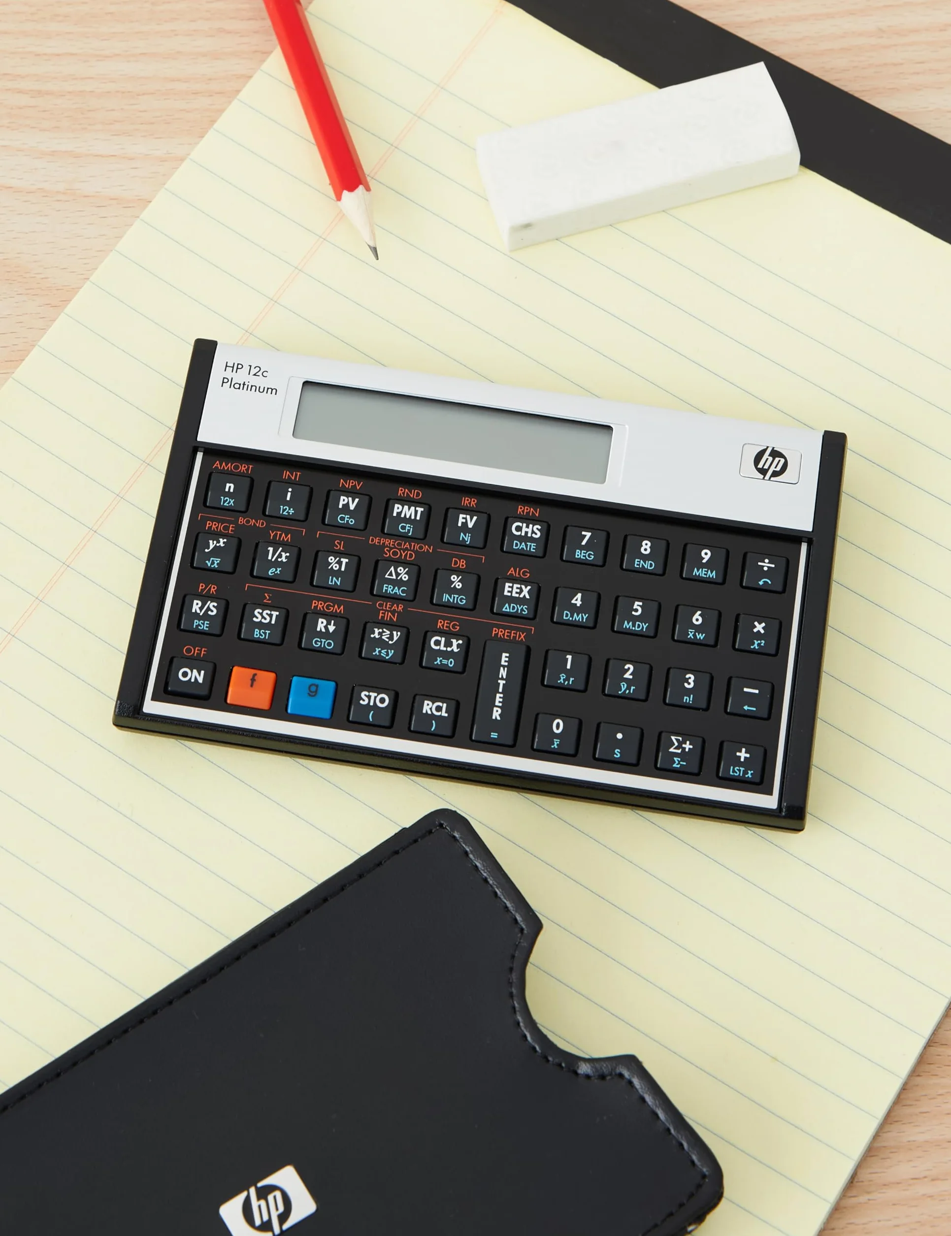 HP 12c Platinium Calculatrice Financière Noir