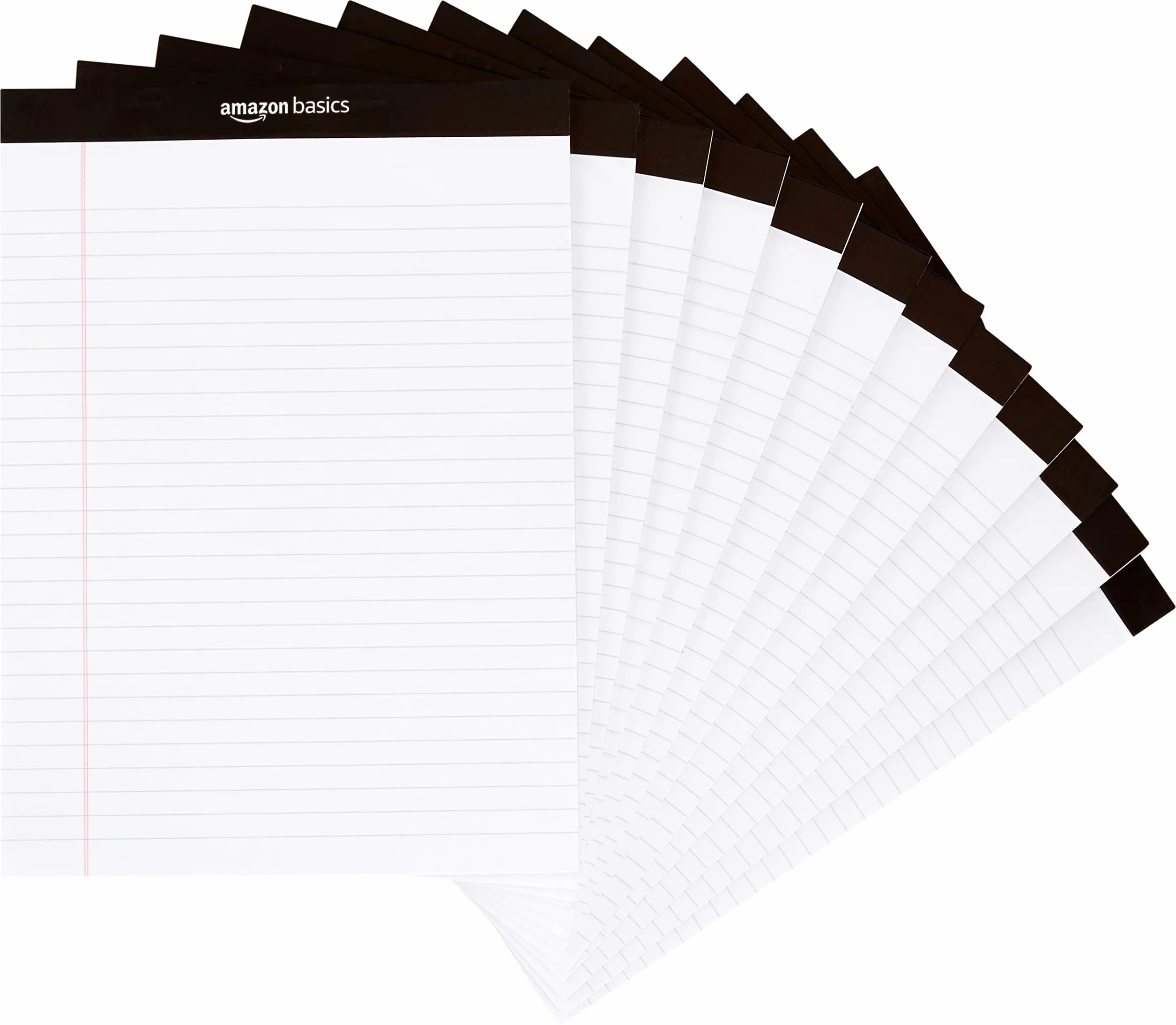 Amazon Basics Blocs-notes ligné 21.6 x 29.8cm 12 unités Blanc