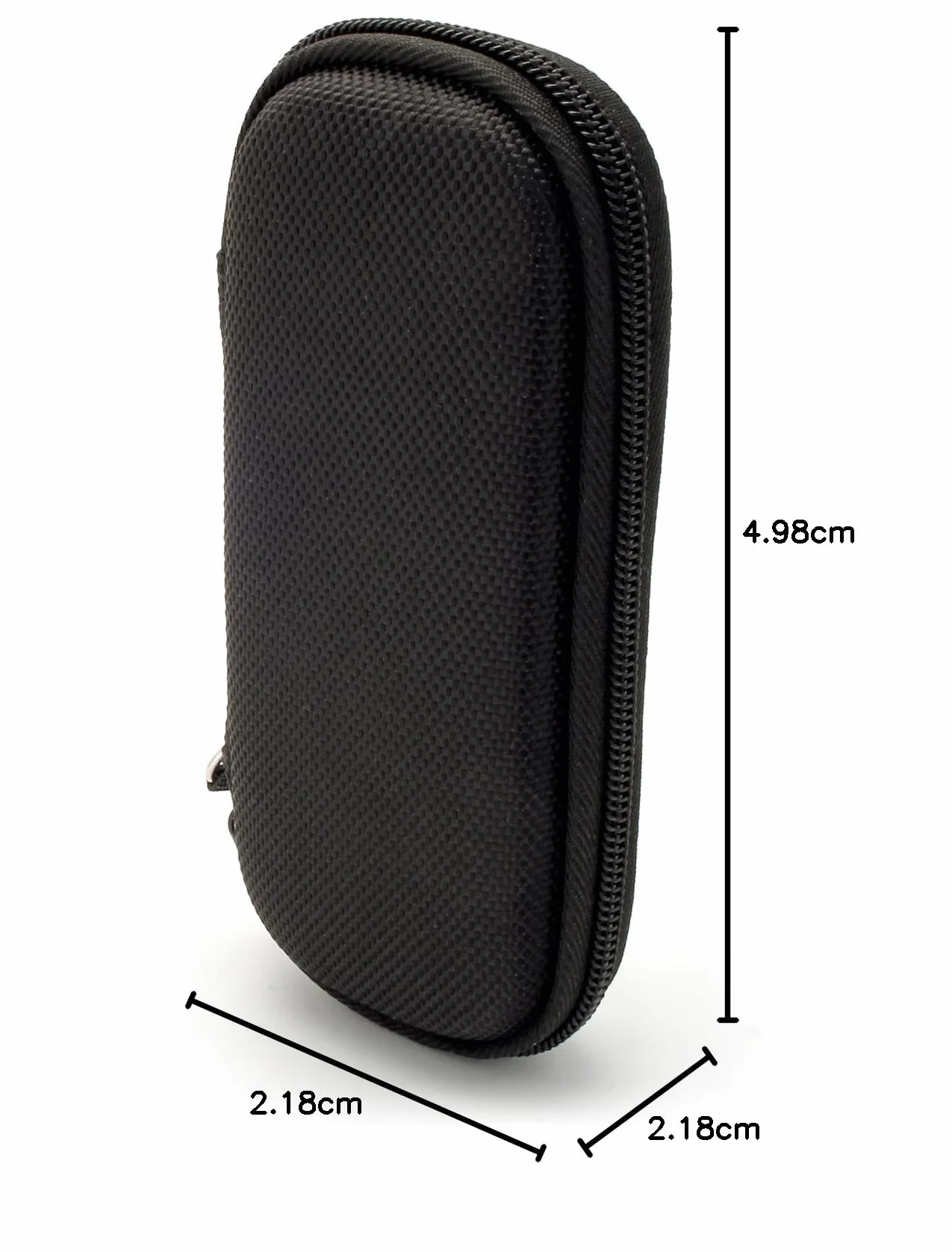 iGadgitz U6584 Noir EVA Etui Housse Rigide de Rangement Zippé pour Dictaphone Numérique Enregistreur Vocal