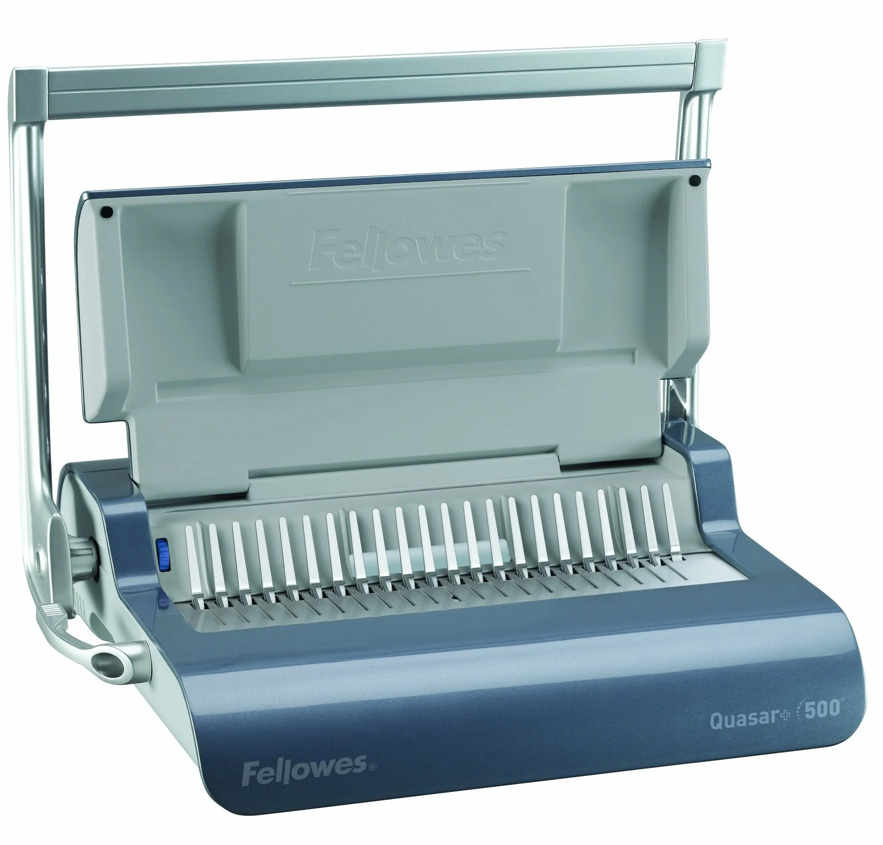 Fellowes Quasar+ Machine à relier 21 trous 500 feuilles Argent