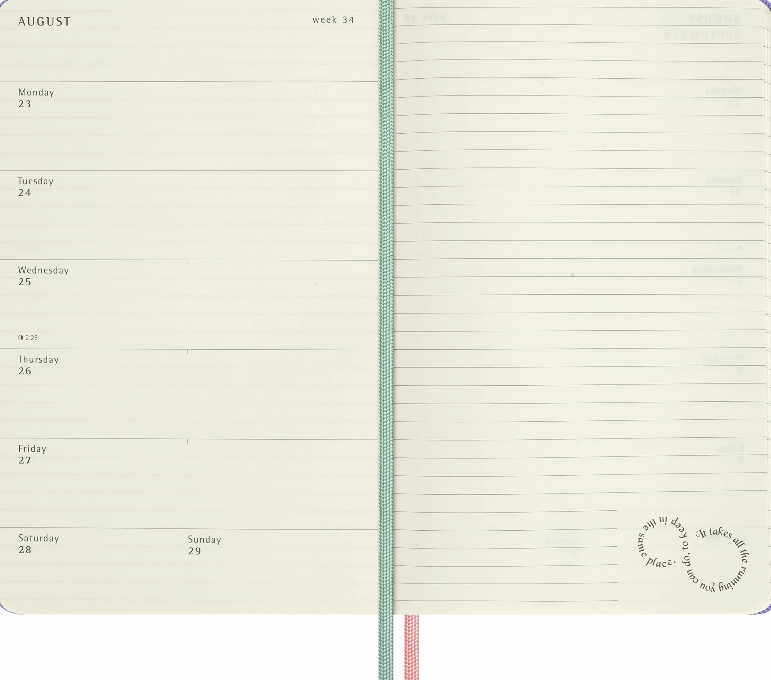 Moleskine Agenda Hebdomadaire 18 Mois 2026-2027 Les Aventures d'Alice au Pays des Merveilles, Pages Lignées, Couverture Rigide, Fermeture Élastique, Grand Format 13x21cm