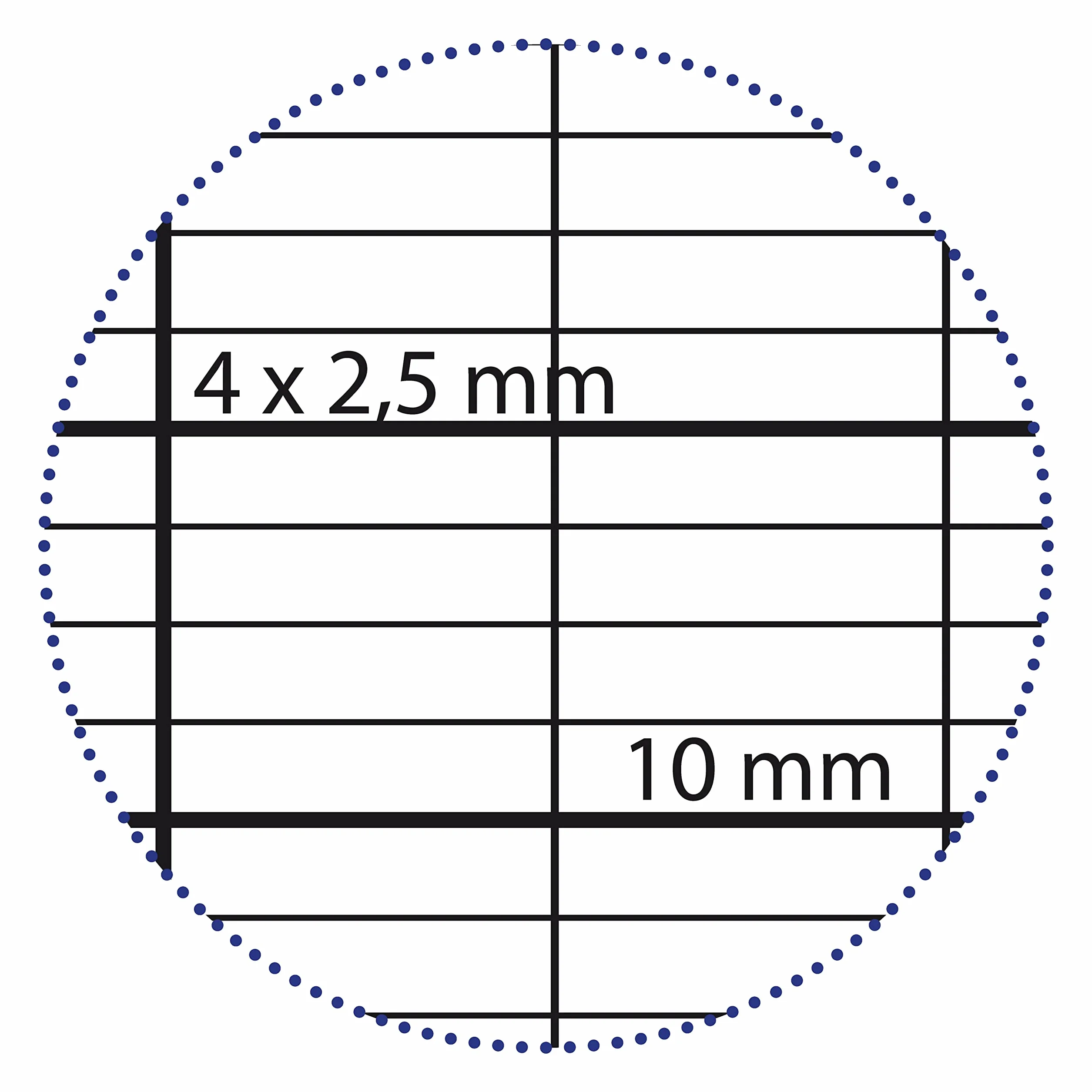 Clairefontaine Étui de Copies Doubles Perforées A4 21x29,7 cm 96 Pages Grands Carreaux 2,5 mm Papier 90 g Réutilisable