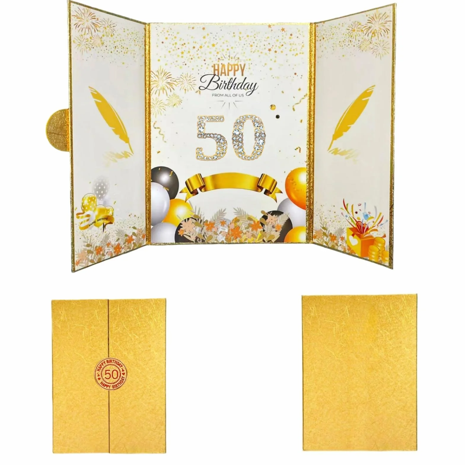 Carte Anniversaire 50 ans pour Femme Homme Cadeau Original