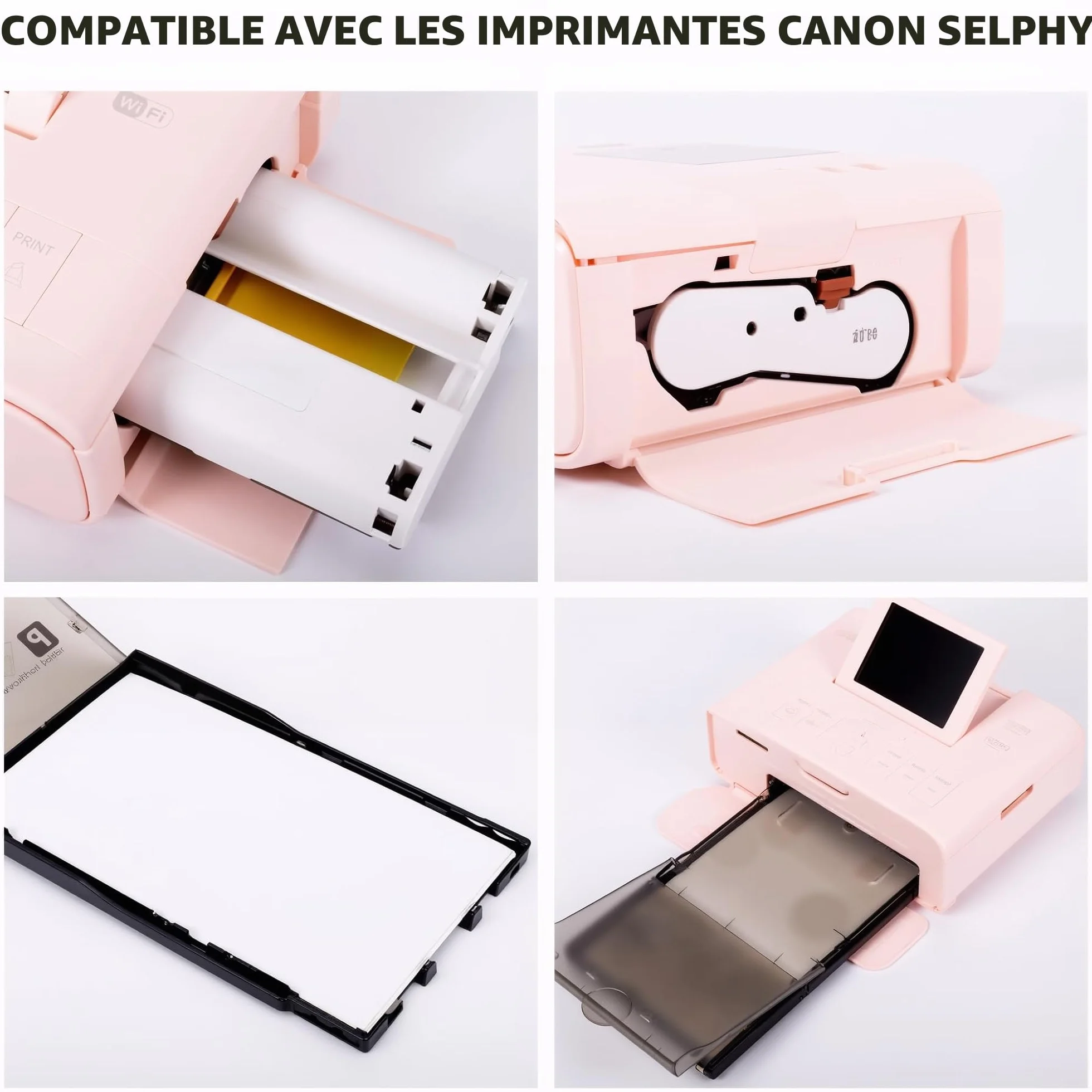 Canon Selphy Papier Photo 10x15 Rechange CP1500 CP1300 CP1200 CP910 CP1000 KP-36IN 3115B001 A6 100x148mm