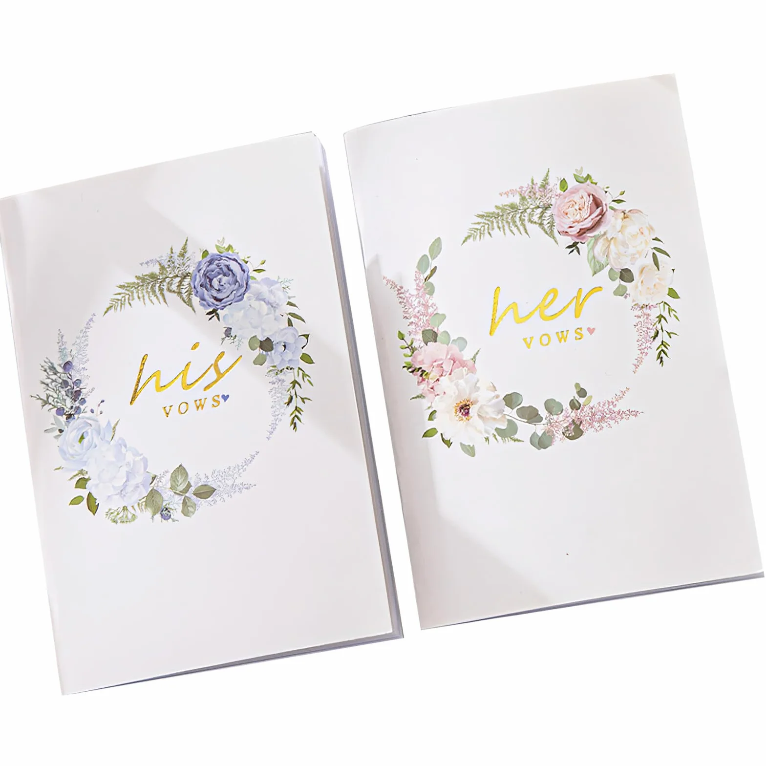 Livres de Vœux Mariage Lot de 2 Carnets Papier pour Couples et Invités
