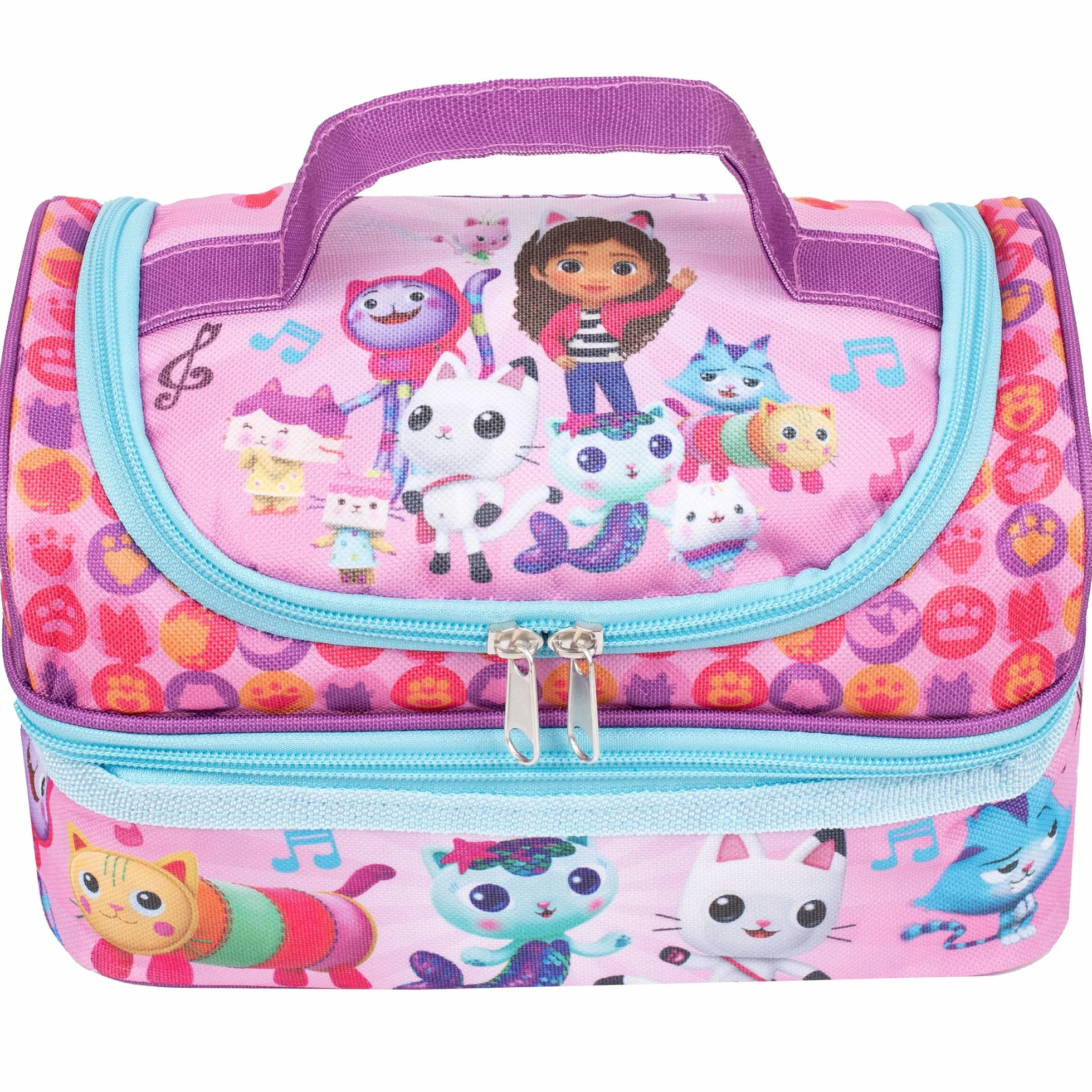 Gabby's Dollhouse Sac à déjeuner enfant isotherme grande capacité rose