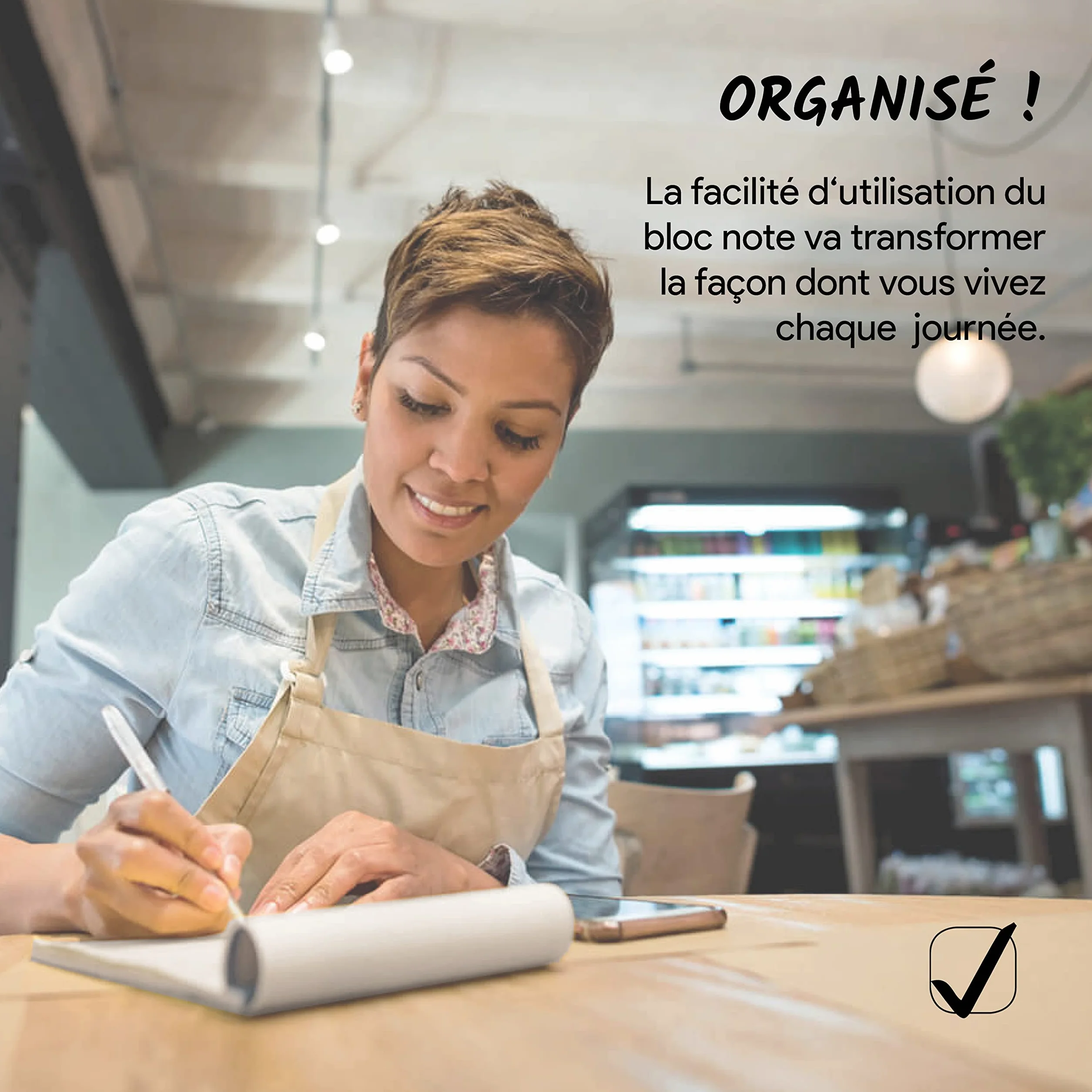 Action Day Organiser TO DO LIST Bloc-notes A5 Gestion des tâches Productivité