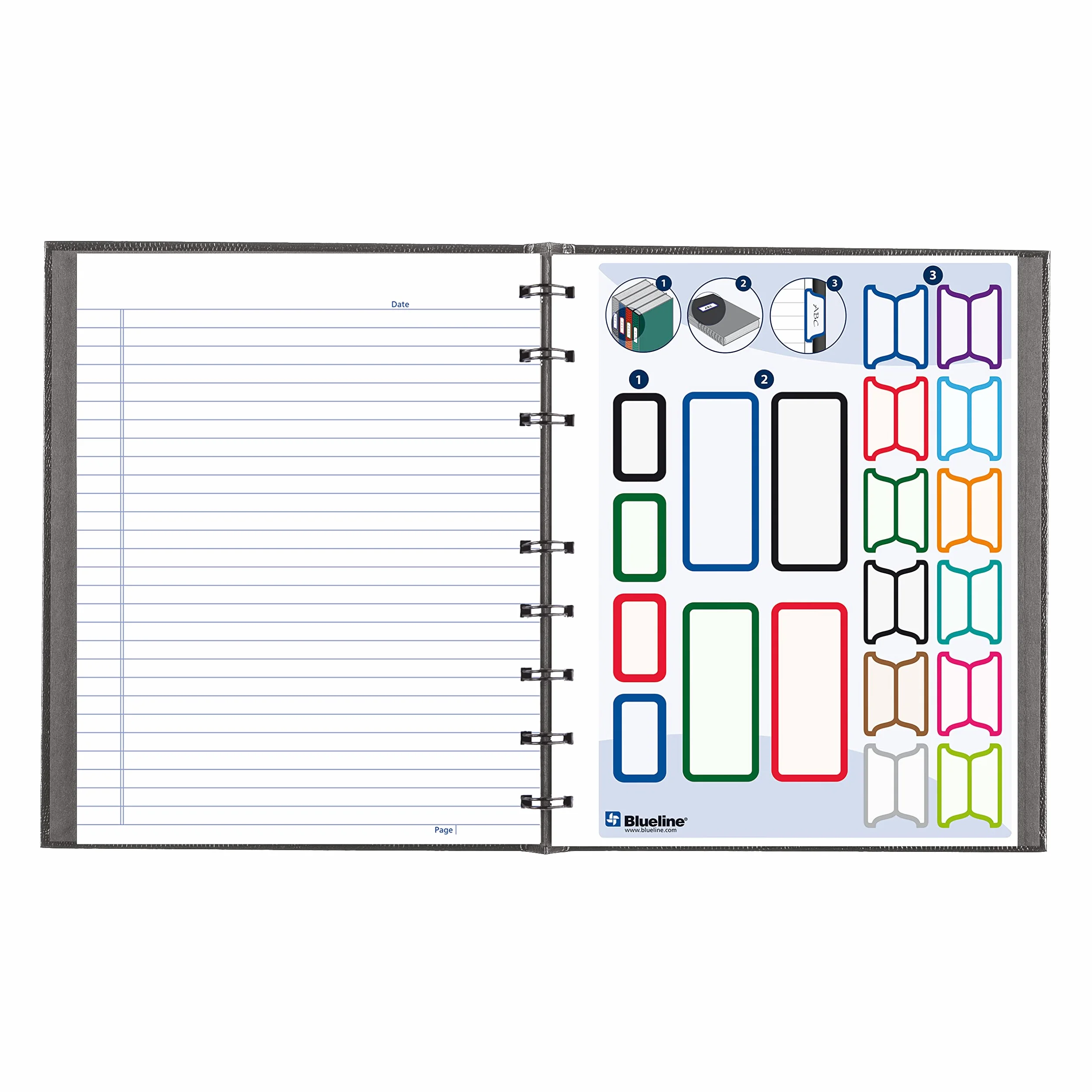 Blueline NotePro™ Carnet de notes 23,5 x 18,4 cm 150 pages gris A7150.GRY