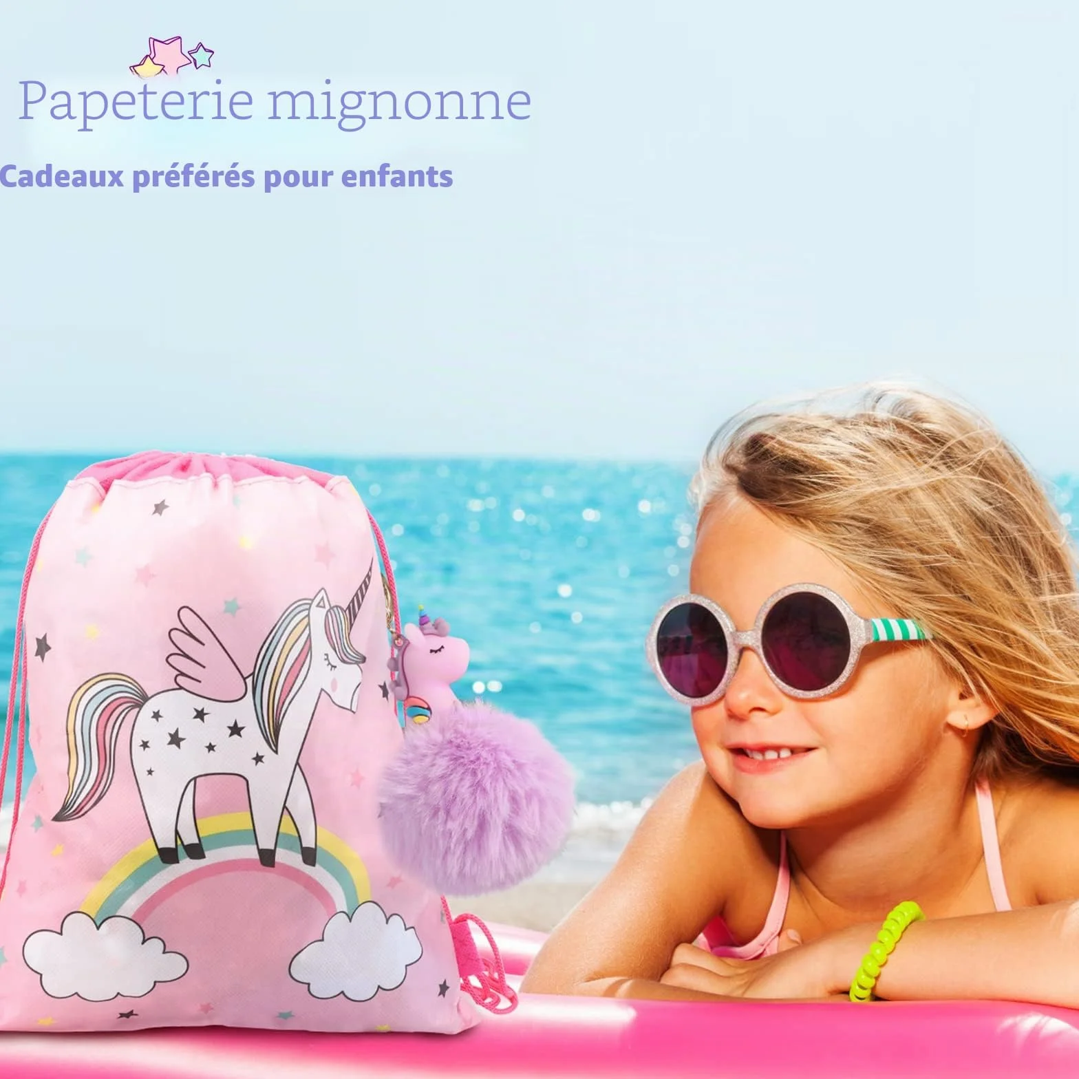 Journal Intime Fille 6 Pièces Carnet Secret Licorne Enfant avec Cadenas et Clé A5 160 Pages