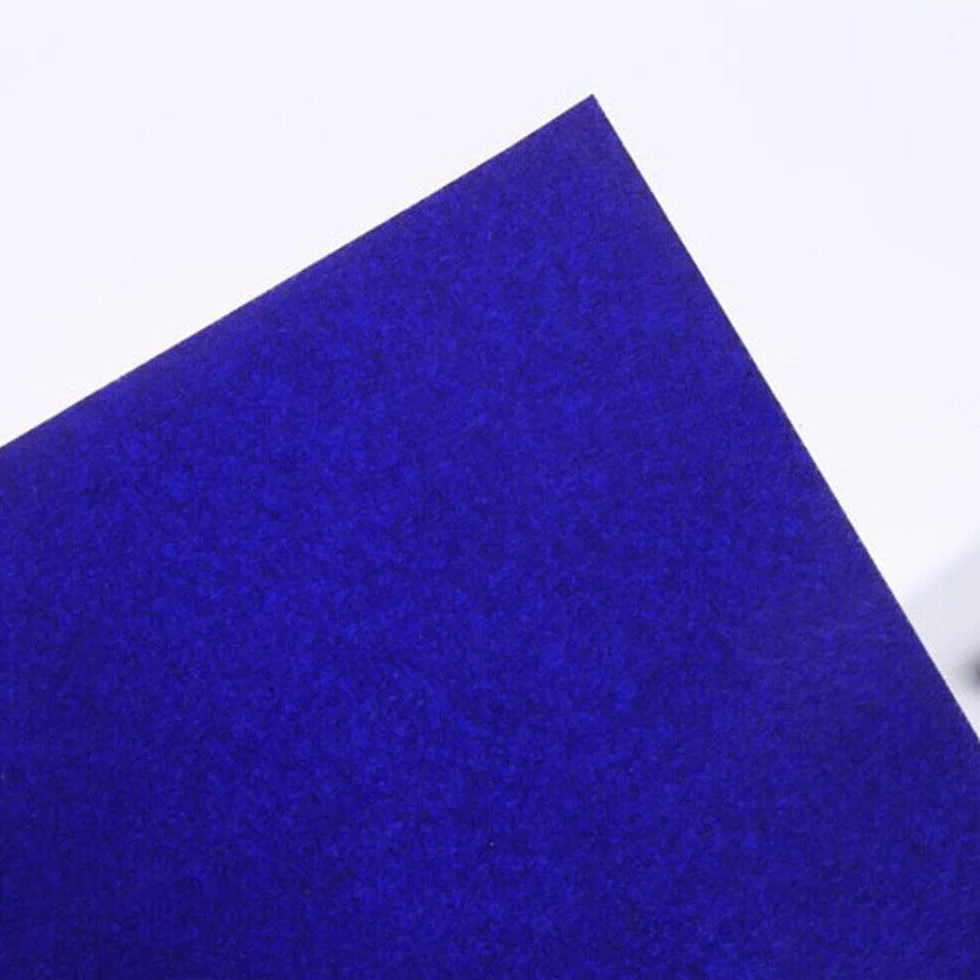 Papier carbone bleu A5 réutilisable Lot de 100 feuilles 12,75 x 18,5 cm