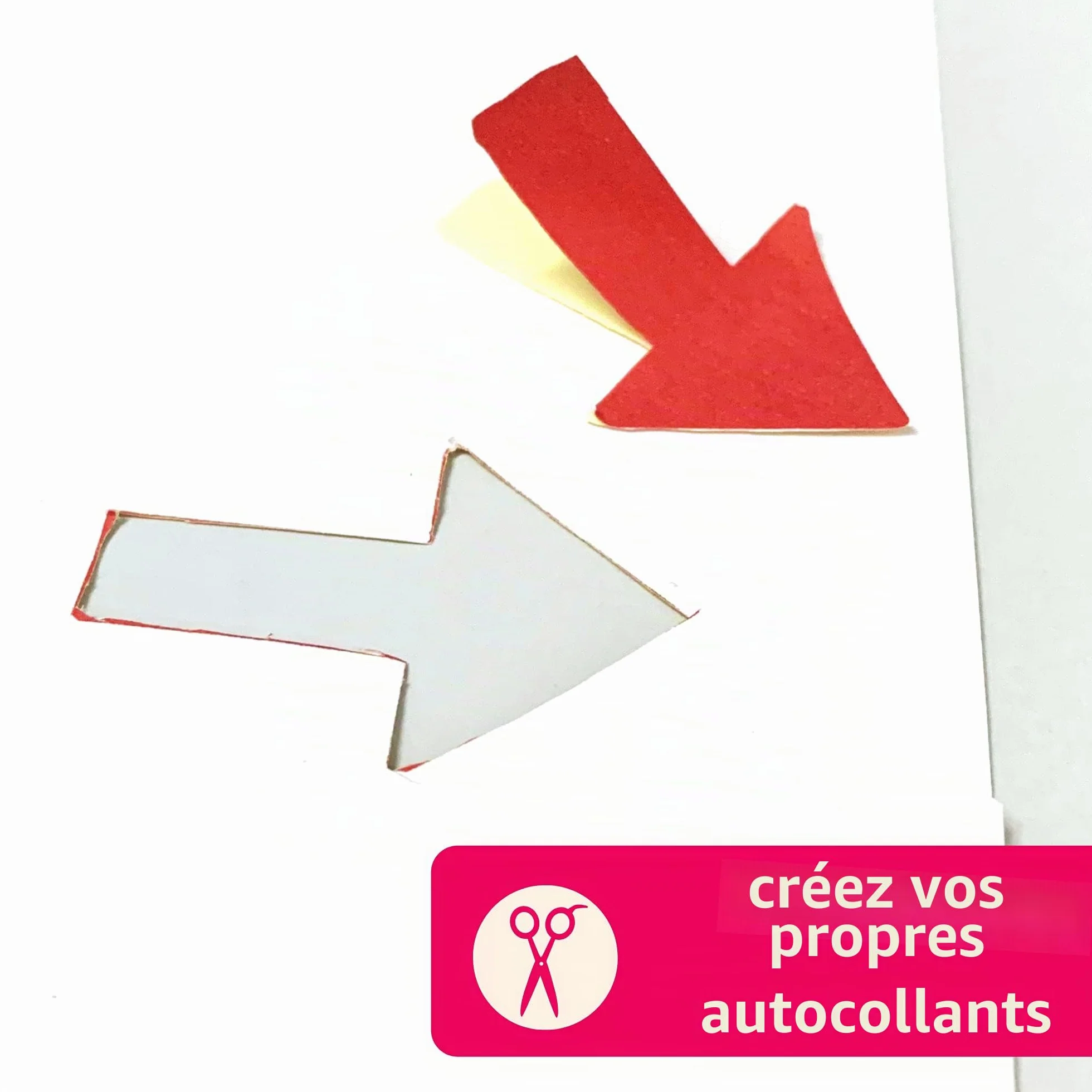 Papier Autocollant Imprimante Blanc A4 210 x 297 mm 25 étiquettes
