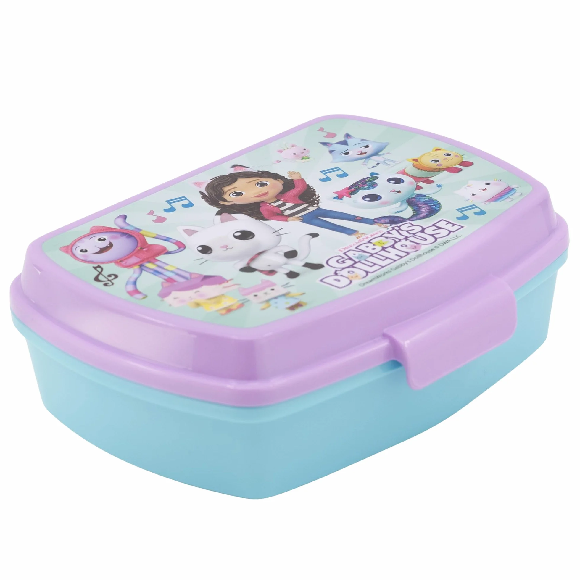 Gabby's Dollhouse Boîte à déjeuner rectangulaire enfant rose clair