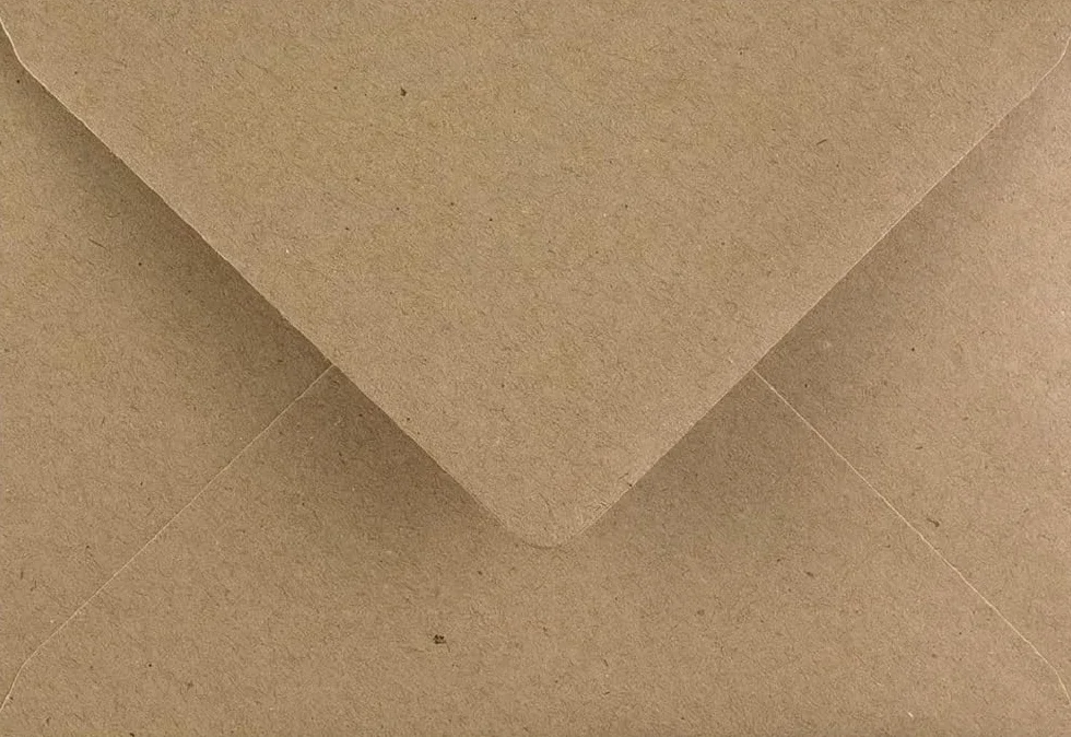 Enveloppes kraft recyclé C7/A7 Lot de 100