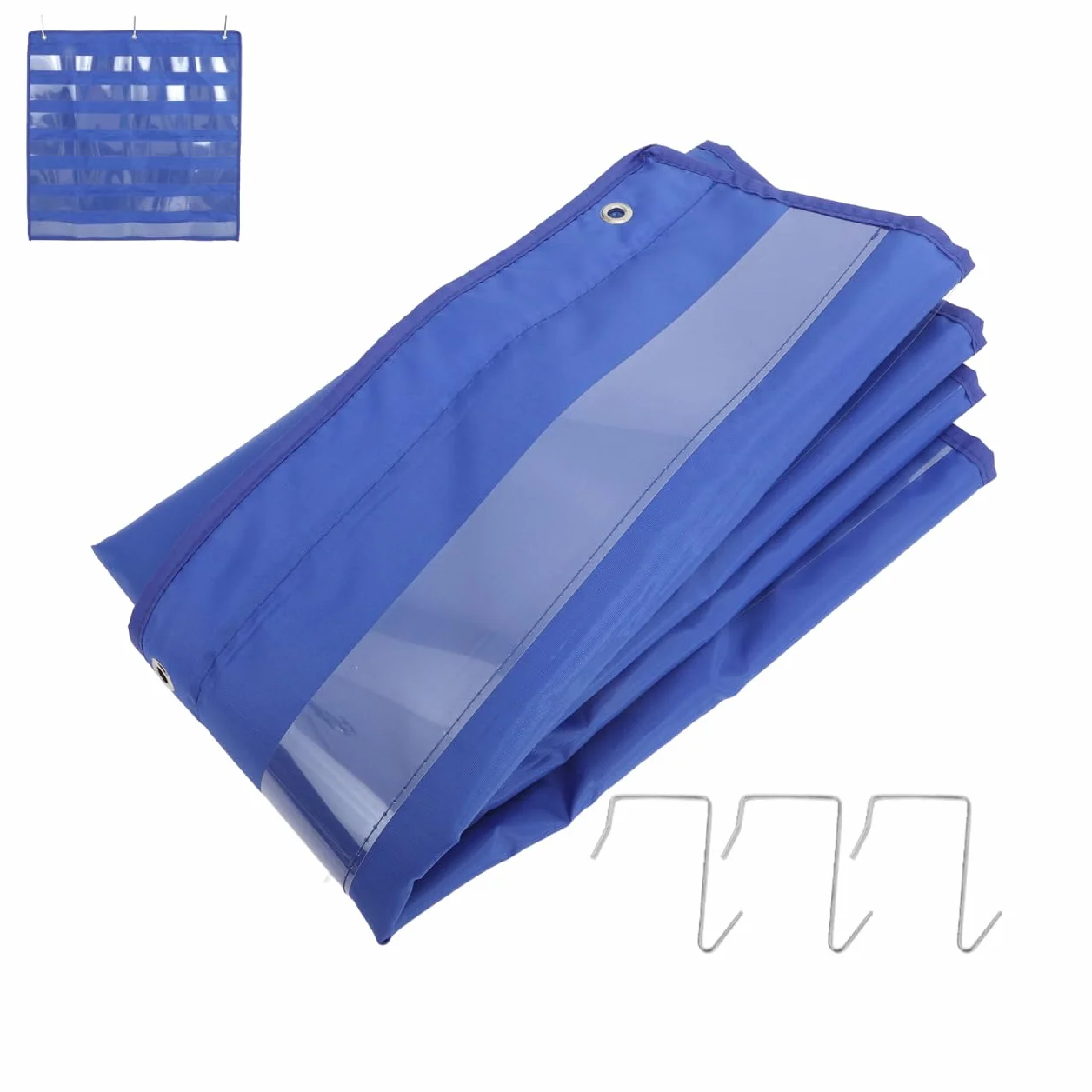 Housoutil Tableau De Poche Suspendu 28"X28" Organisateur Multi-Poches pour Salle De Classe Emploi du Temps Quotidien