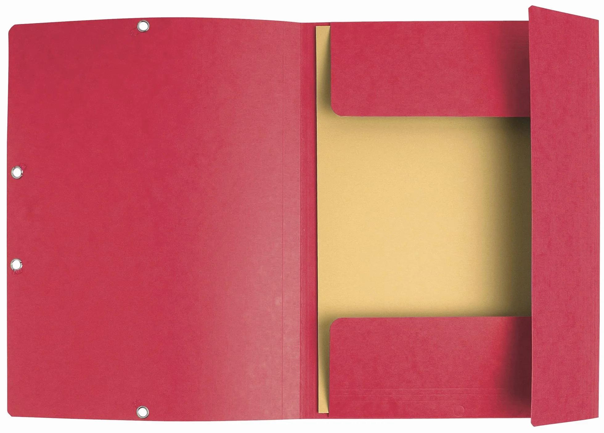 Exacompta Paquet de 10 chemises à élastiques pochettes 3 rabats carte lustrée 400 g/m2 24 x 32 cm A4 10 couleurs assorties