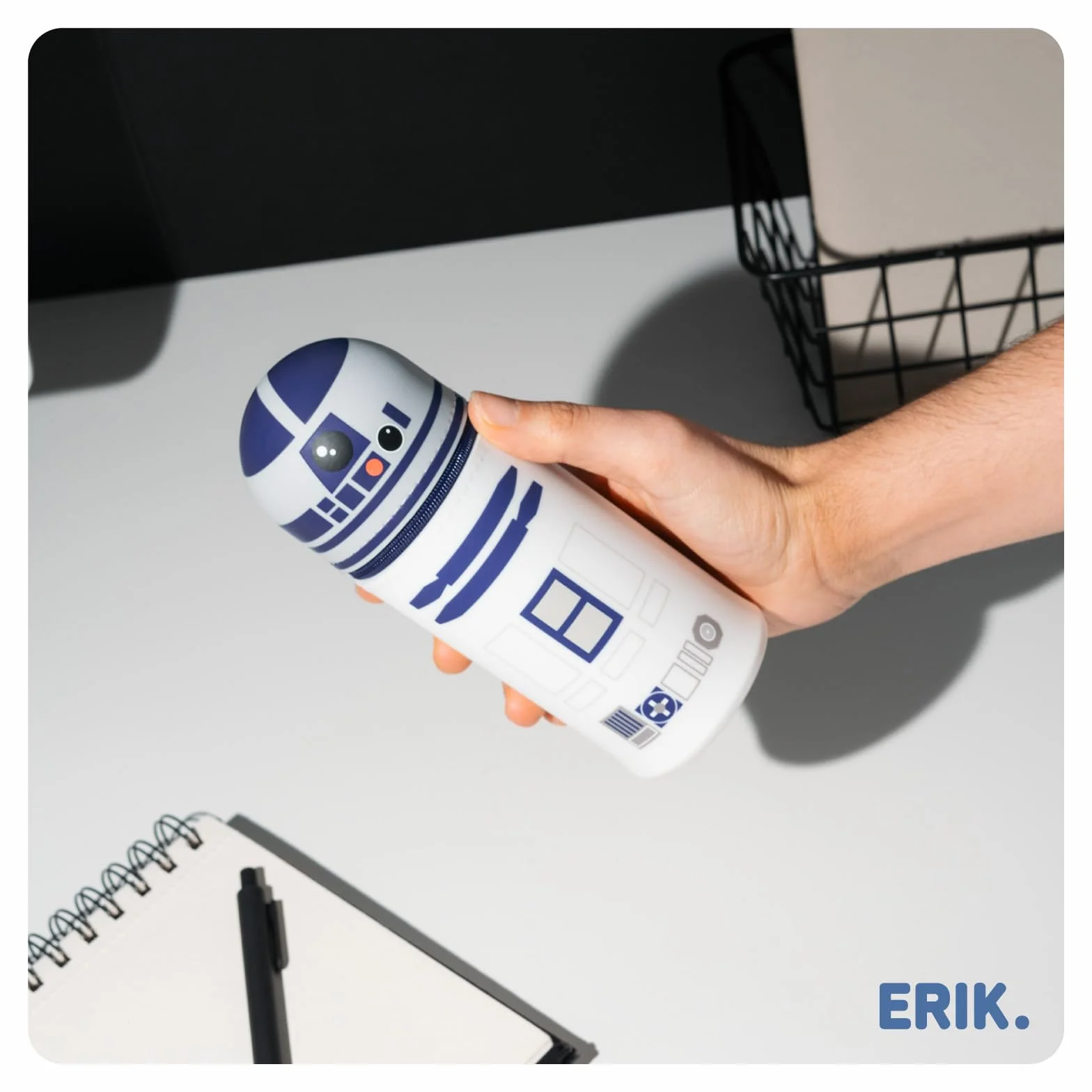 Grupo Erik Trousse 3D Star Wars Silicone Extensible Fournitures Scolaires