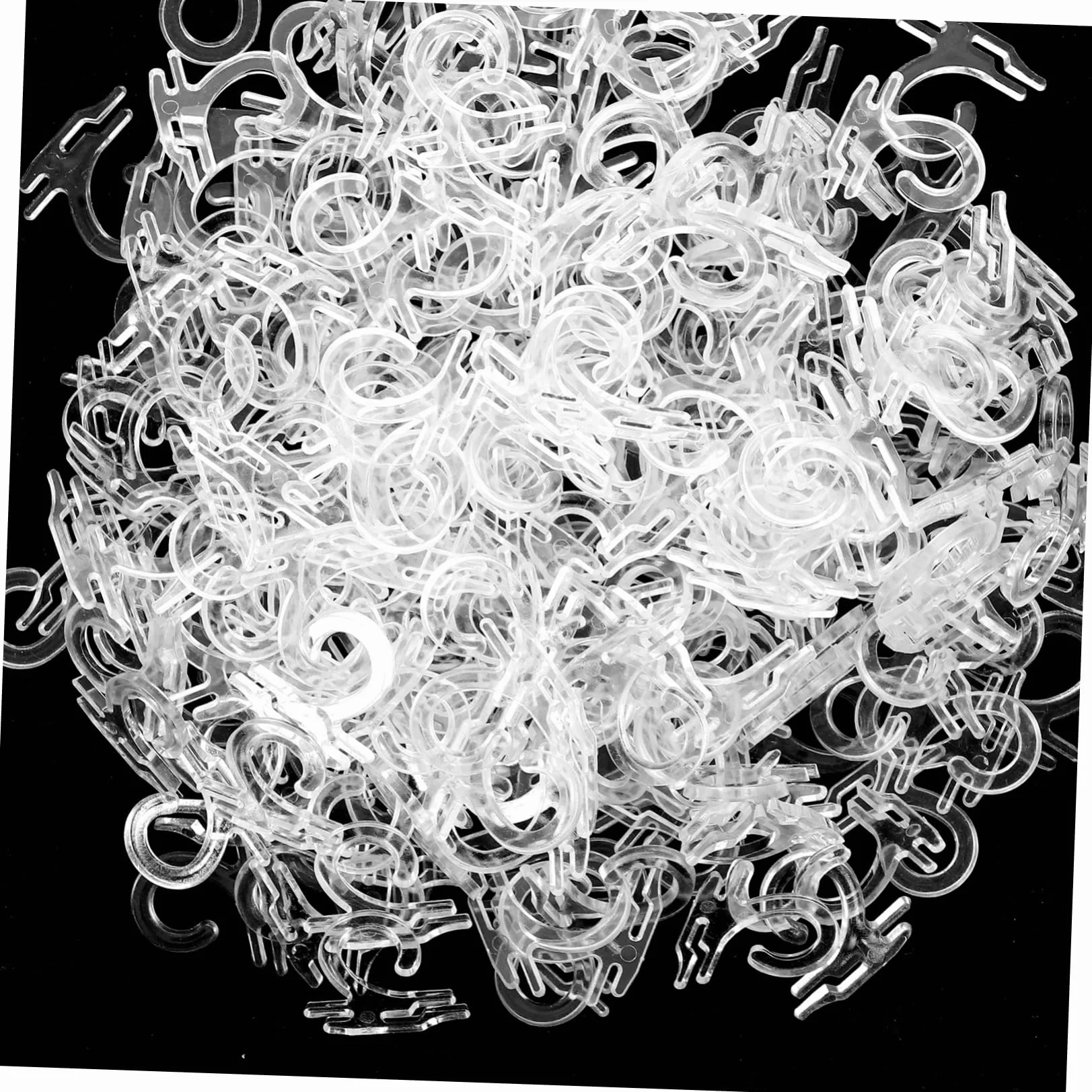 Crochets en Plastique PP pour Chaussettes Lot de 300 VOSAREA