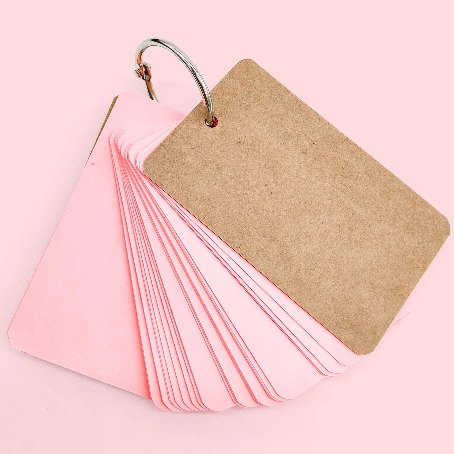 Carte Mémo Mobile, Flash Cards avec anneau de reliure, 8 pièces 400 feuilles 2.1" x 3.5"