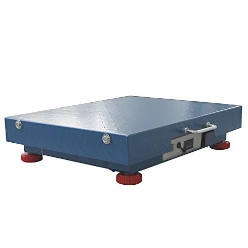 KATSU Balance Industrielle à Plate-Forme 300KG Rechargeable Affichage LED 42 x 52cm Acier Antirouille