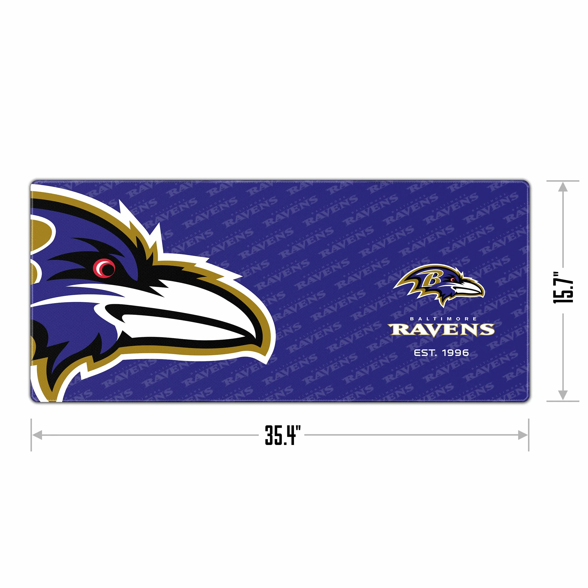 YouTheFan NFL Baltimore Ravens Sous-main Logo