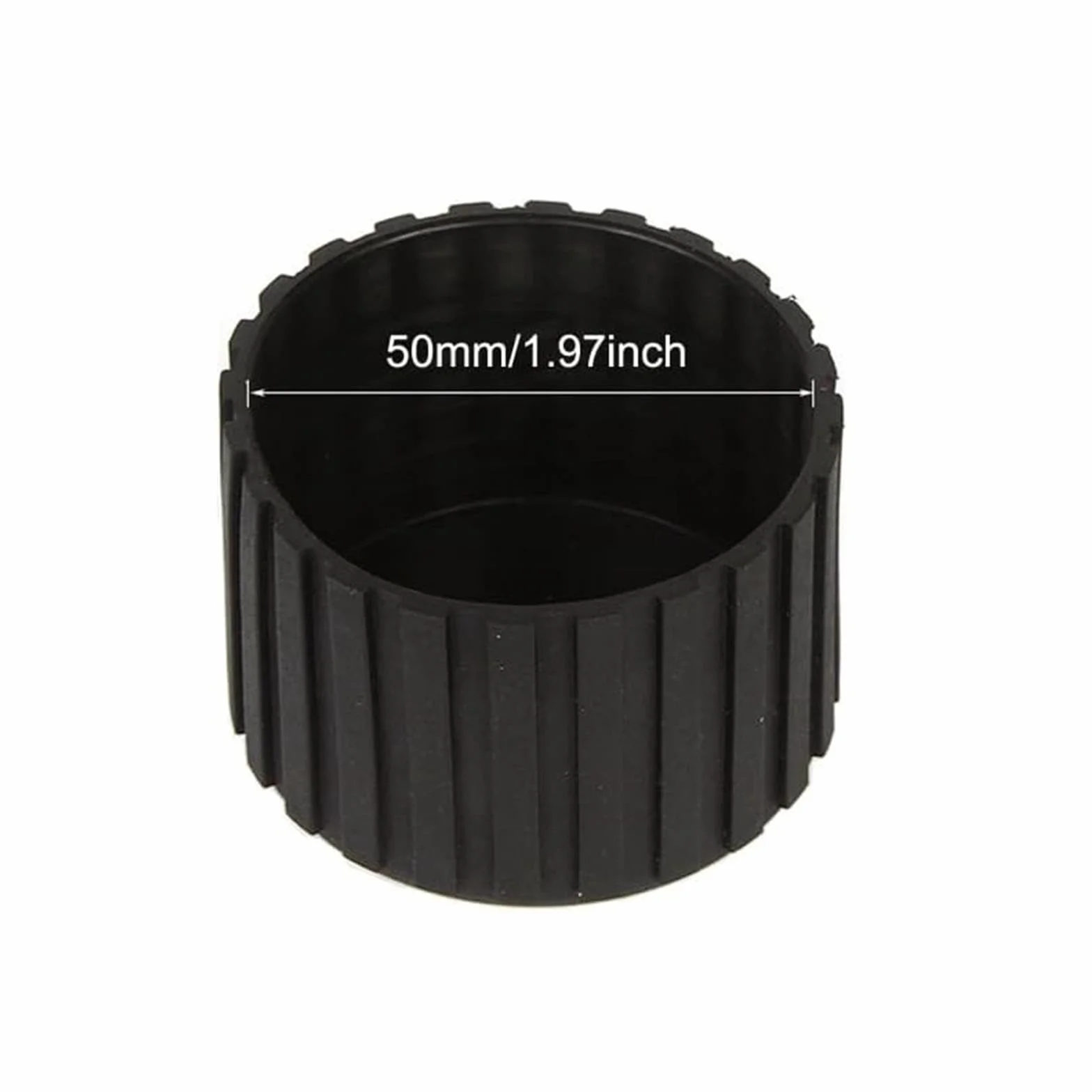 Fenteer 10 Embouts pour Fitness, Bouchons de Tubes Noirs, Diamètre 5 cm