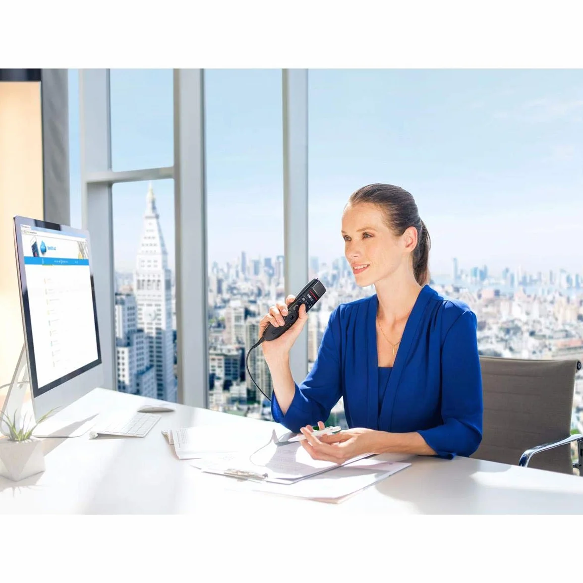 Philips SMP3700 SpeechMike Premium Touch dictaphone USB microphone reconnaissance vocale PowerMic Successeur