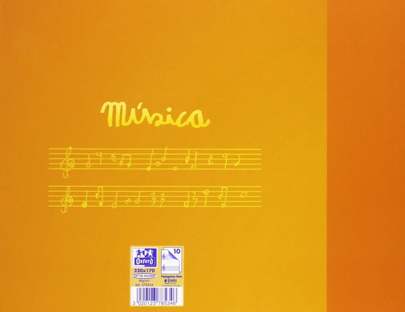 Oxford 234018 Cahier de musique A5 10 feuilles