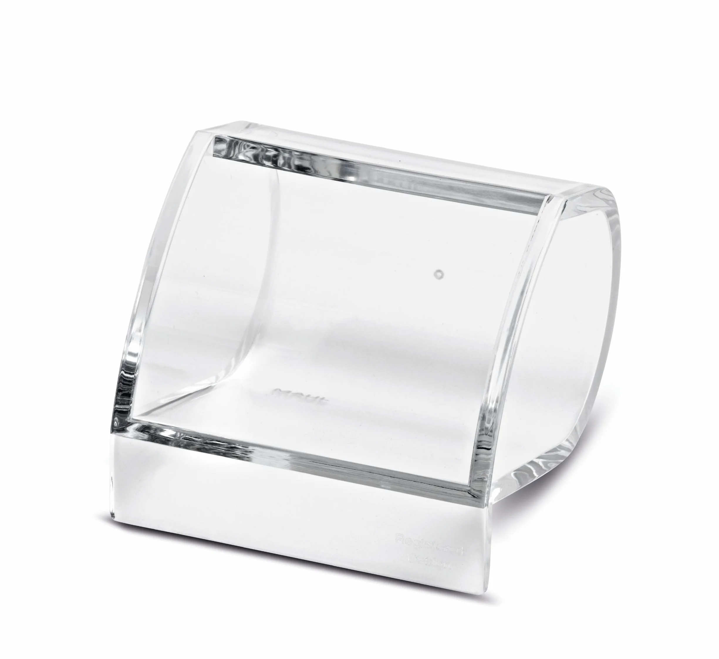 MAUL Distributeur de Trombones en Acrylique, Organiseur de Bureau Transparent 8,5 x 7,7 x 6,4 cm
