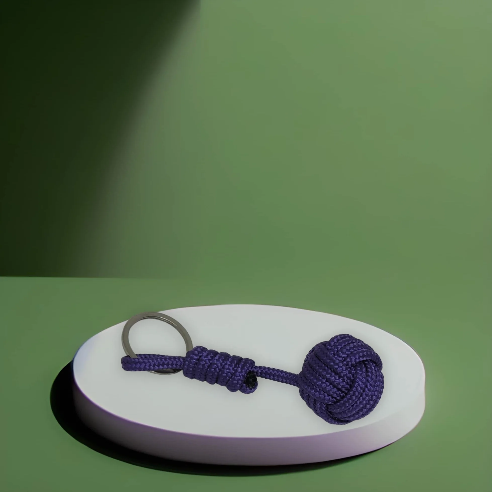 Porte-clés Pomme de Touline violet