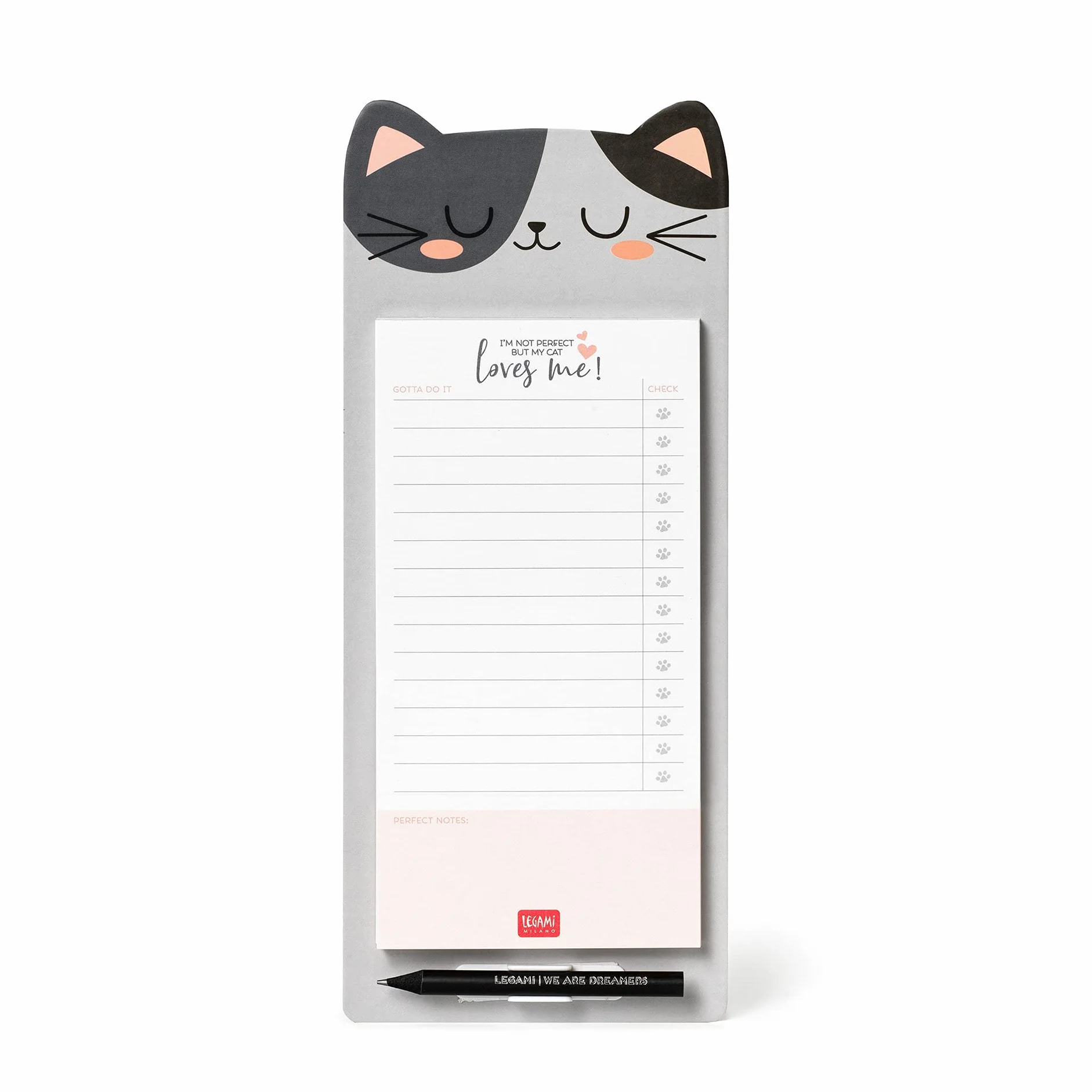 Legami Bloc-notes magnétique 11 x 28 cm Kittens