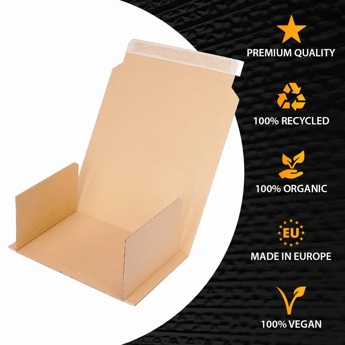 Lot de 50 emballages autocollants pour livres A3 430 x 310 x 10-60 mm