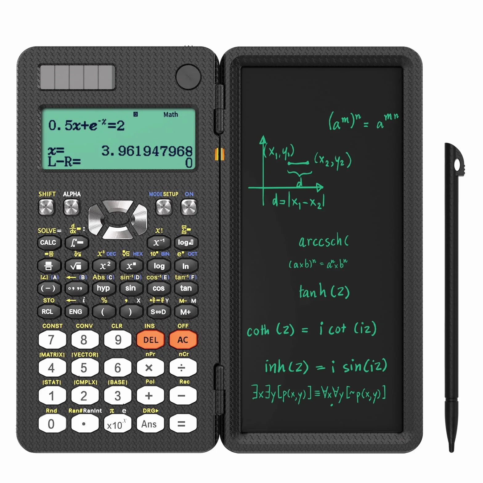 Calculatrice scientifique NEWYES 991ES Plus, 417 fonctions, batterie solaire, pour ingénieur, enseignant