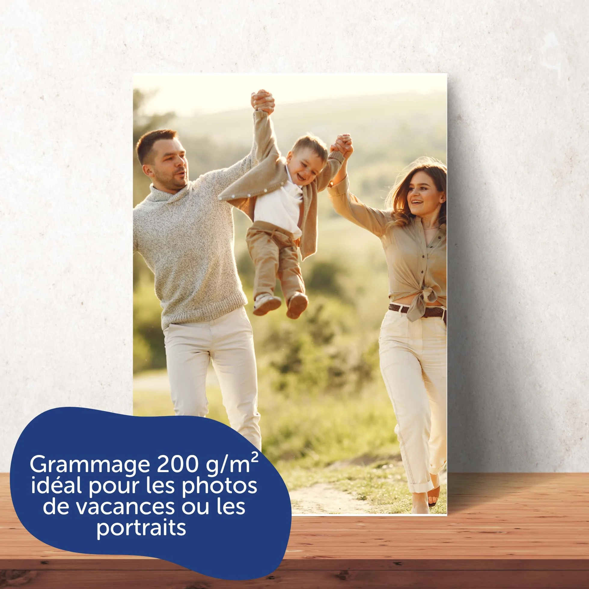AVERY Papier Photo Brillant 200g/m² A4 25 Feuilles Impression Jet d'Encre