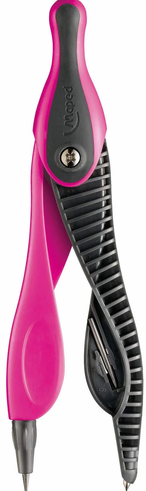 Maped Kid´Z Compas Ergonomique Bleu Rose Vert
