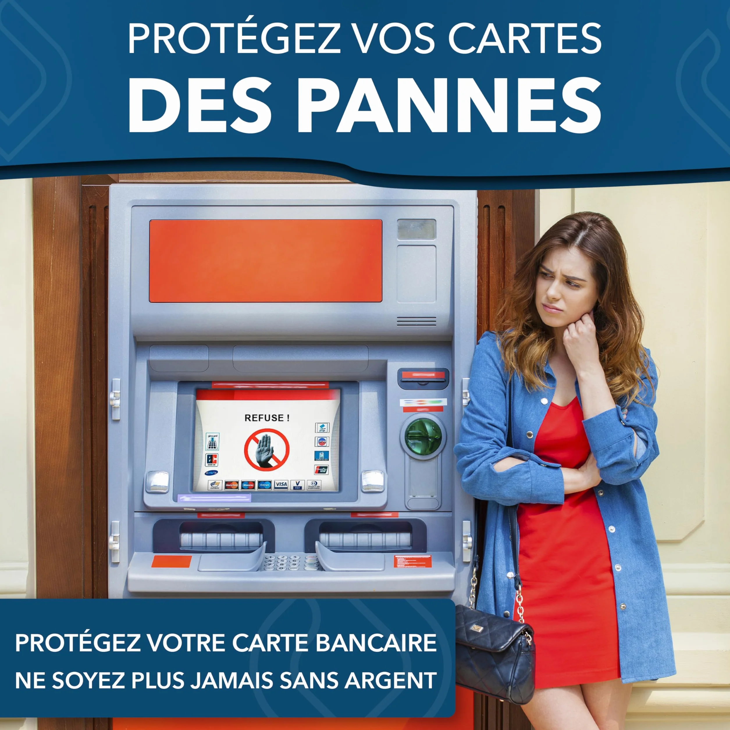 Étui Porte-Carte Bancaire Transparent Rigide 10 Pièces - Protège Carte Navigo, Identité, Vitale & Bus