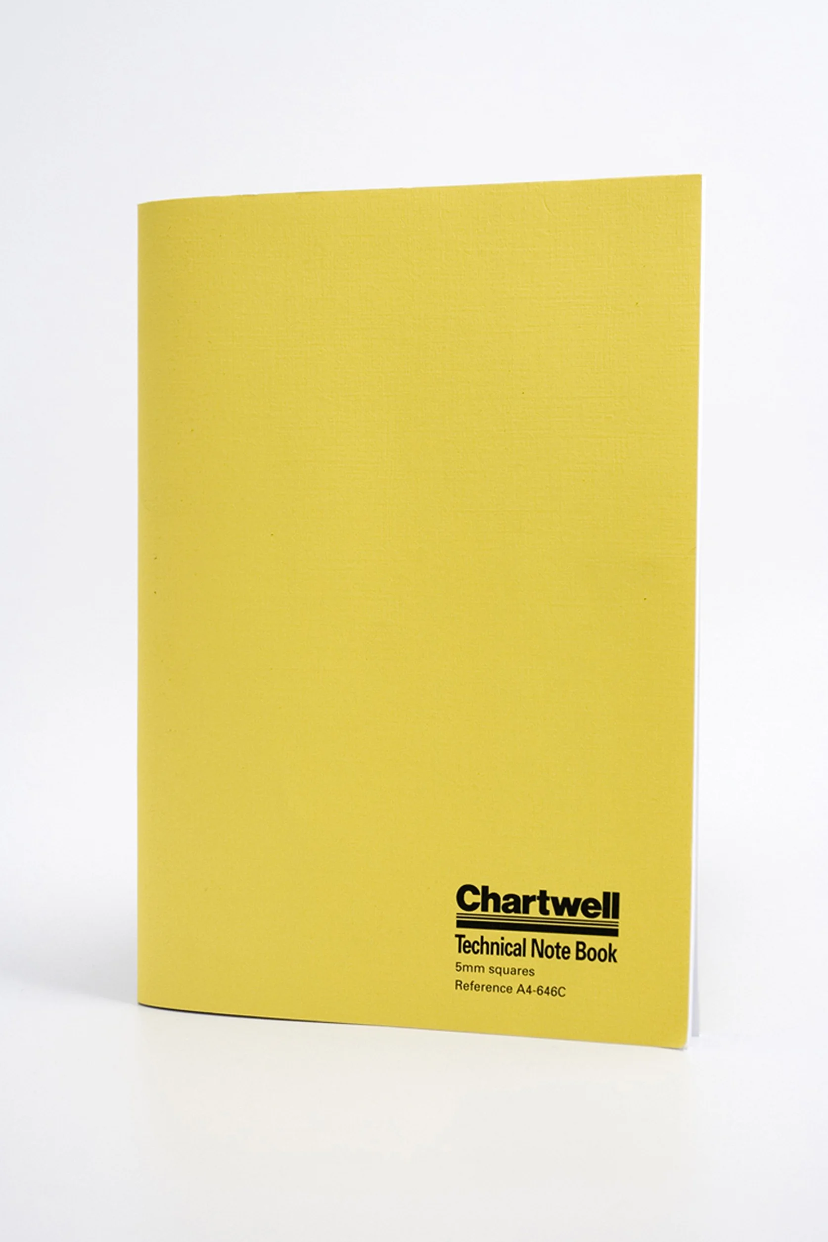Clairefontaine Chartwell Carnet technique de laboratoire A4 297x210 mm quadrillage 5 mm 80 pages 70 g/m² Jaune