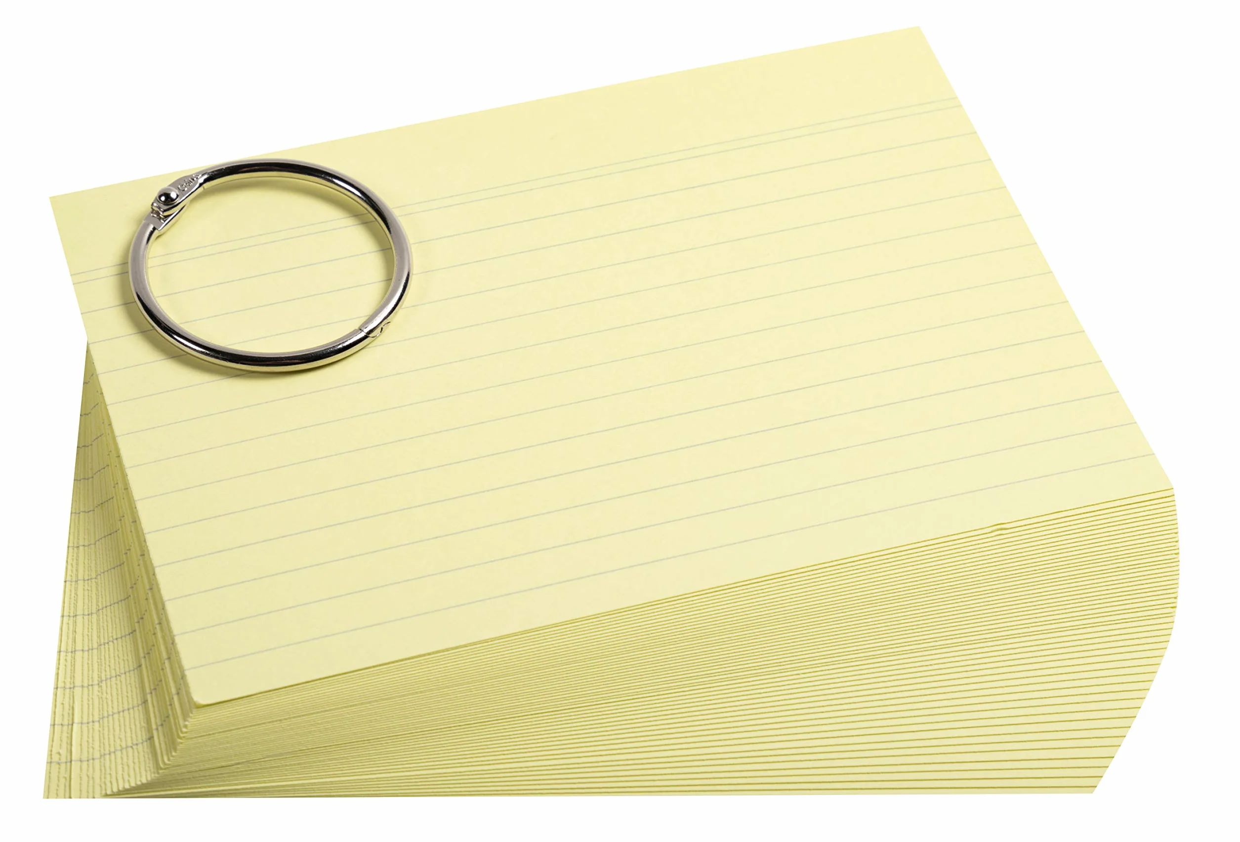 Exacompta Flashcards A6 bristol ligné perforé 50 pièces paquet