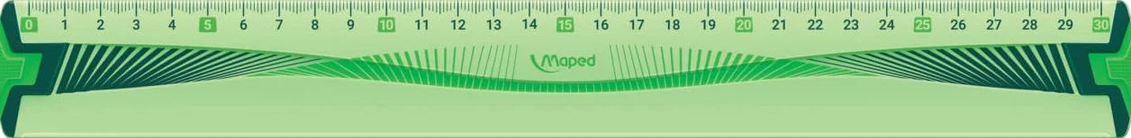 MAPED Kit de géométrie Flex incassable 4 pièces règle 30 cm